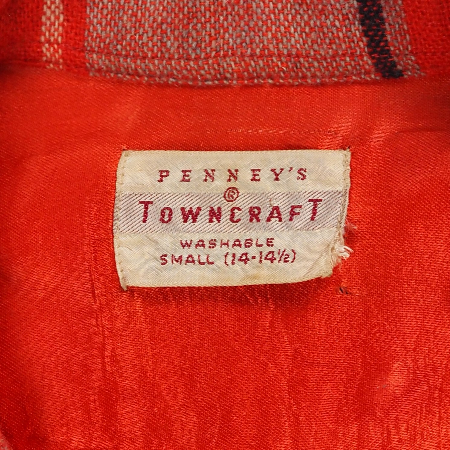 【9/23 20:00入荷】50's Towncraft ウールシャツ Sサイズ の画像 6