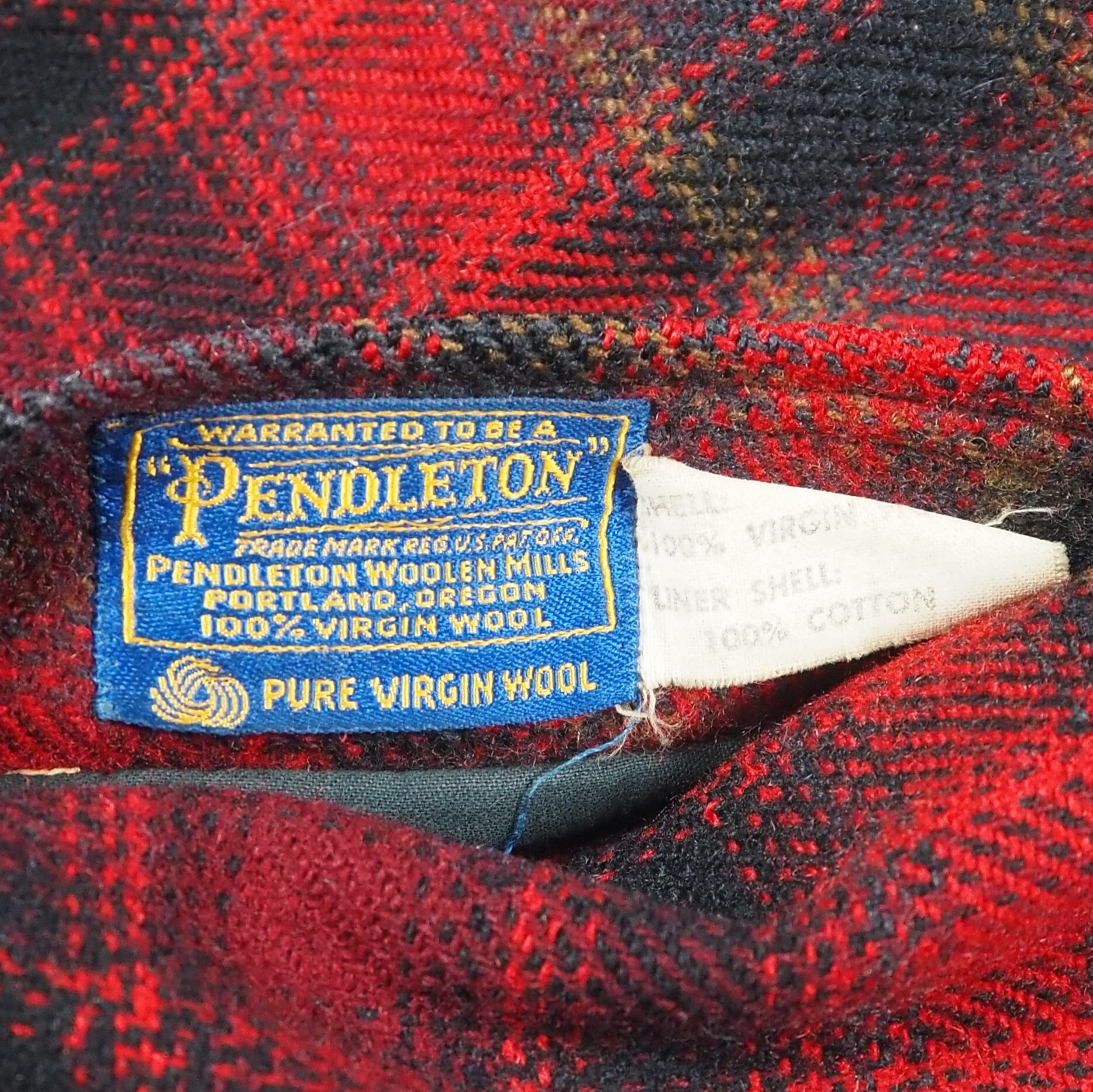 【9/23 20:00入荷】60-70's's a Pendleton ウールジャケット リバーシブル の画像 10