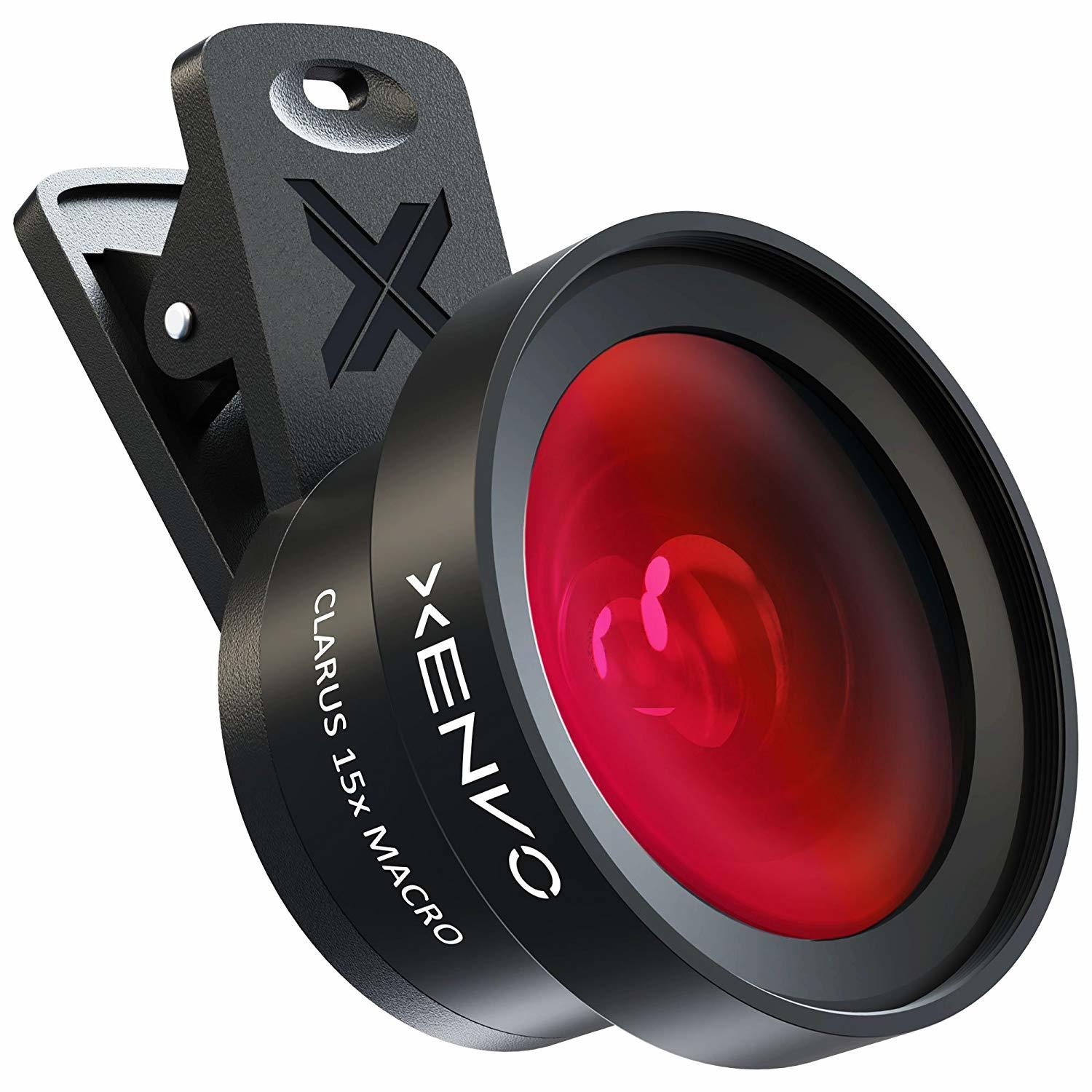 Xenvo スマホトレンド クリップで簡単装着 Xenvo Iphoneカメラ レンズキット プロ マクロレンズ ワイドアングルレンズ Ledライト Iphone Android Samsung タブレット用 トレンドラボ Base