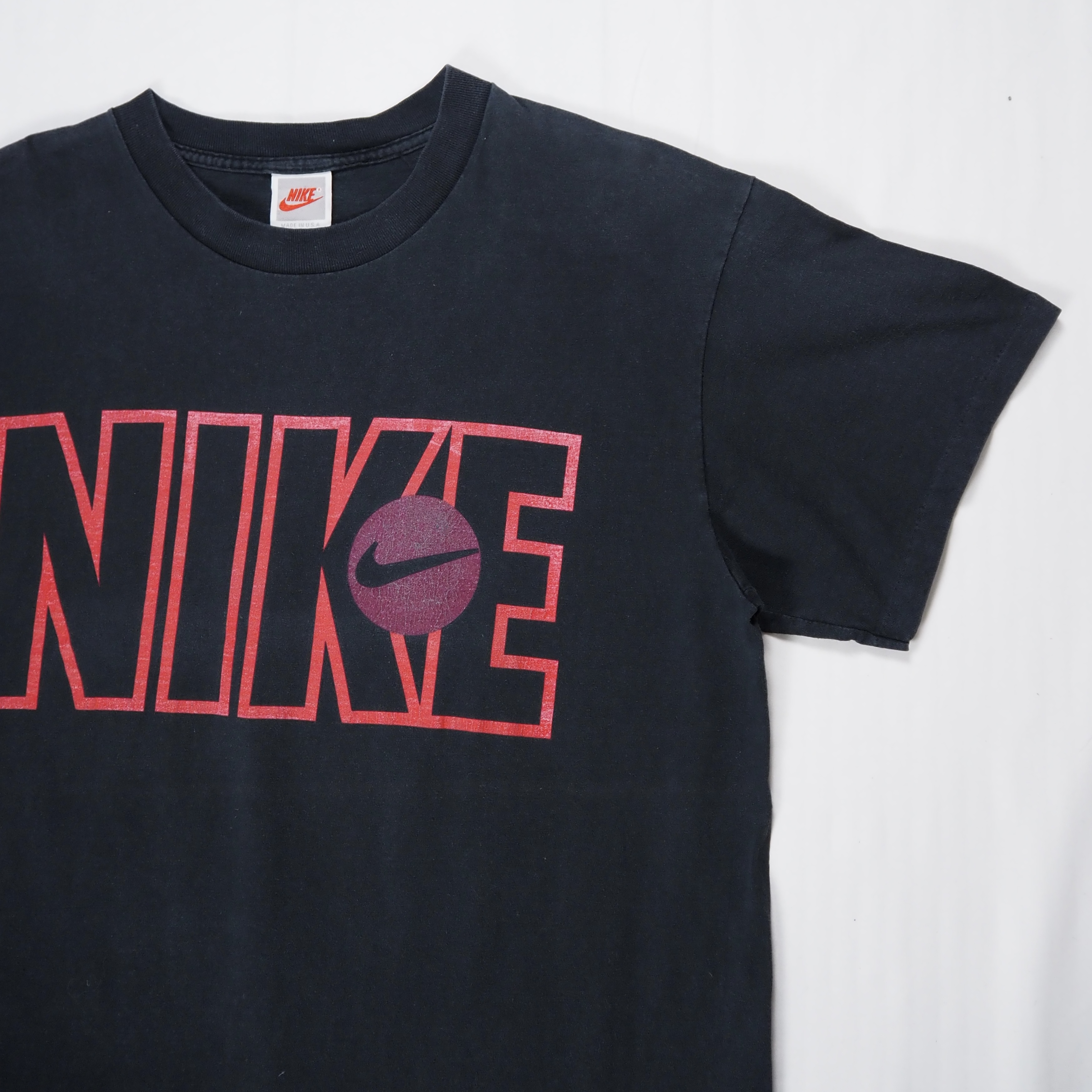 90’s NIKE Tシャツ Lサイズ ブラック 銀タグ の画像 4