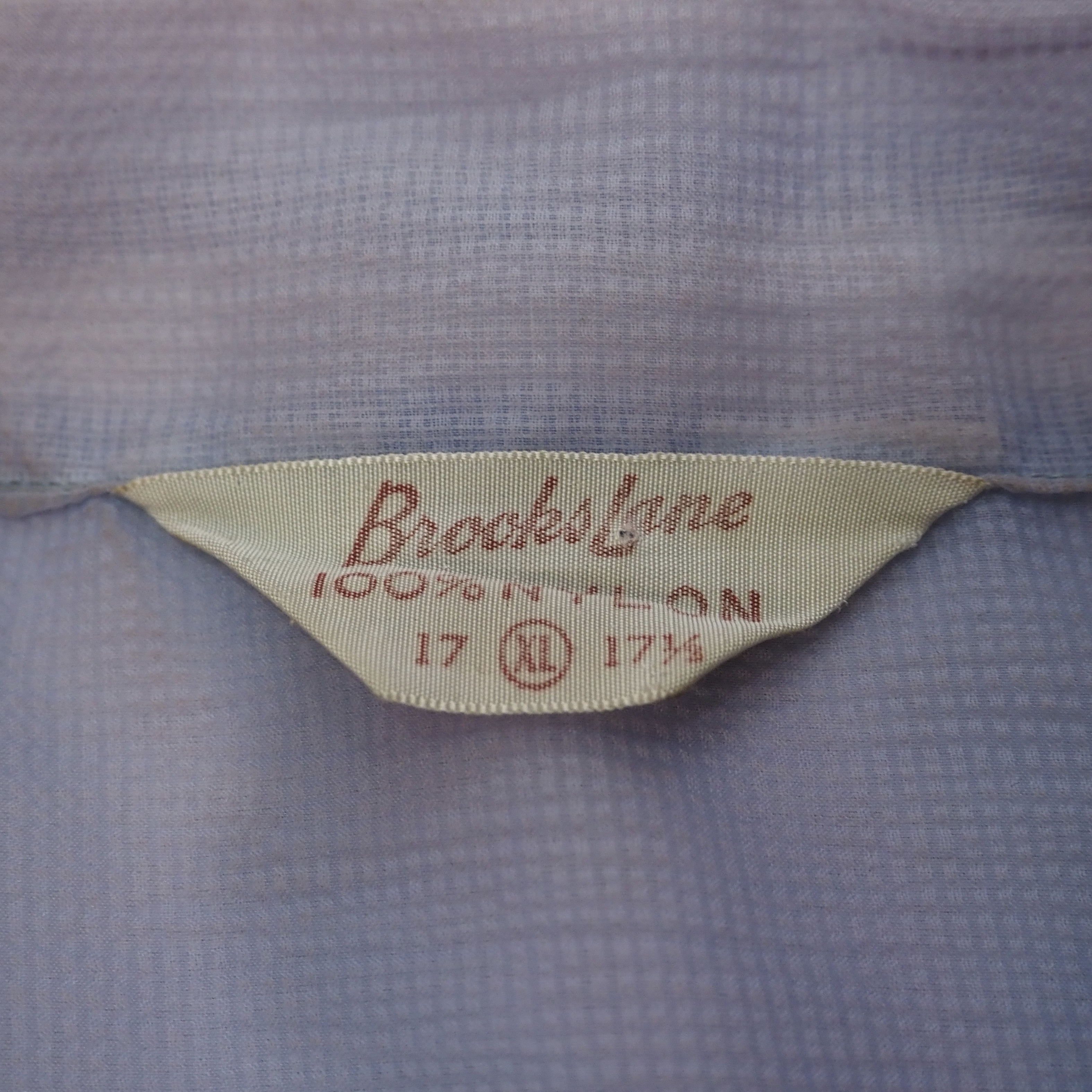 50’s Nylon Shirt シースルー Size XL!!! の画像 7