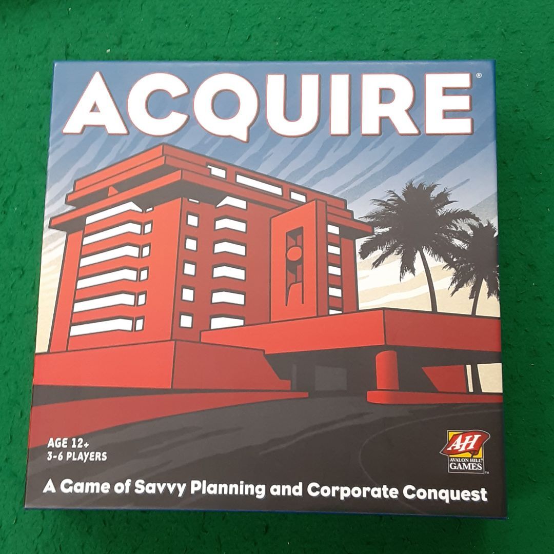 中古 アクワイア 英語版 Acquire 日本語訳付き パイナップルゲームズ ボードゲーム販売