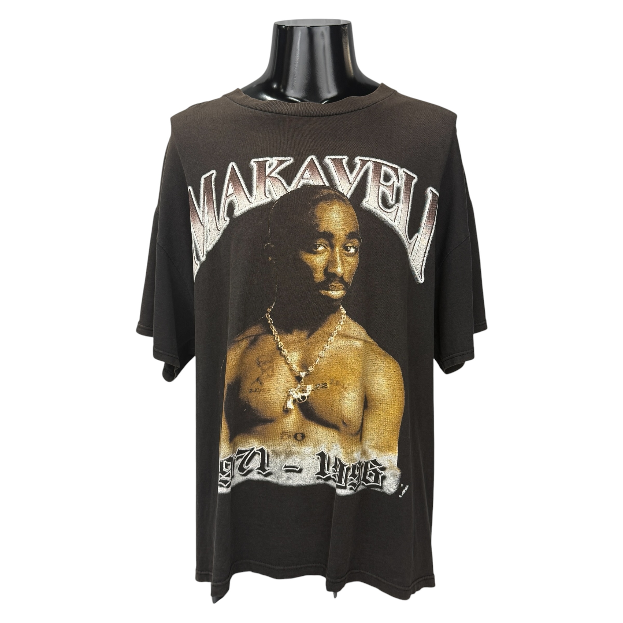 【MAKAVELI / 2PAC】マカヴェリ 2パック “MEMORIAL” 90’s – 00’s Vintage Tシャツ
