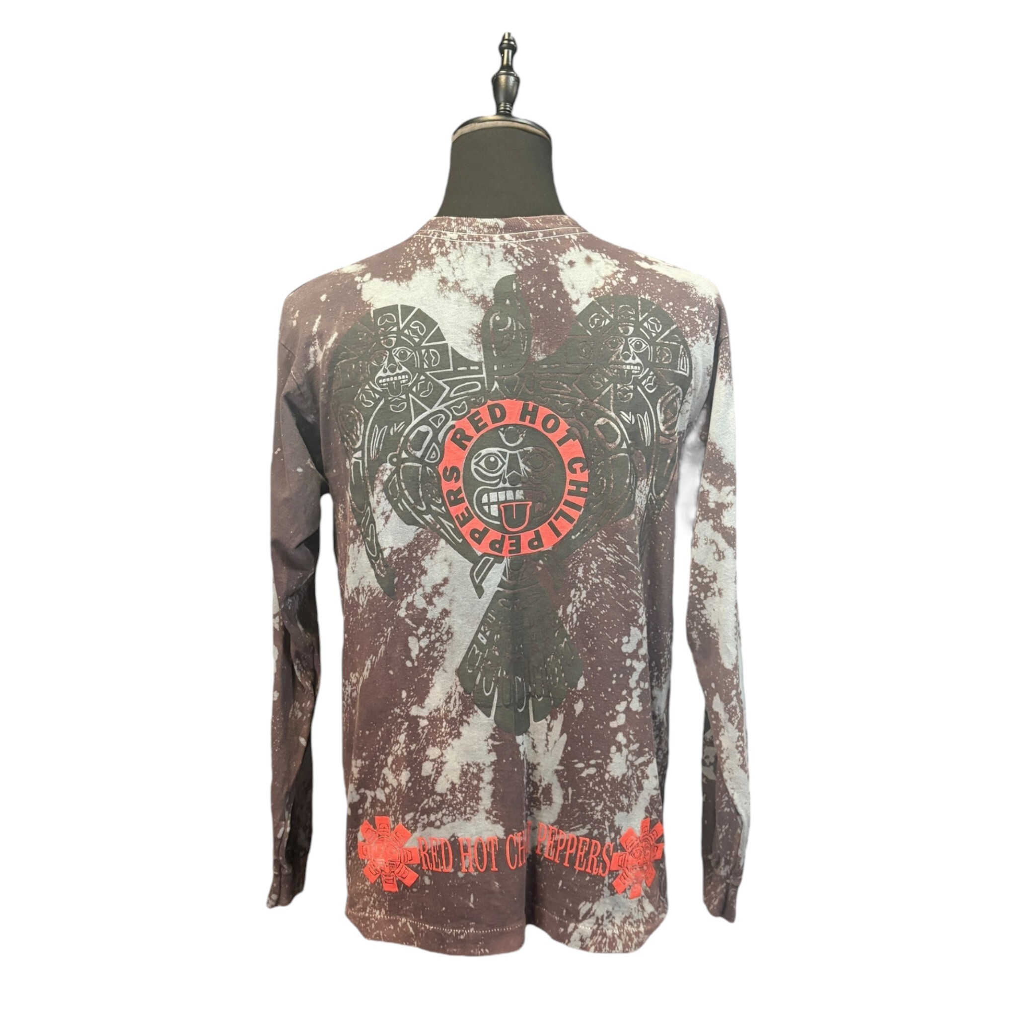 【RED HOT CHILI PEPPERS】レッドホットチリペッパーズ Vintage Tie-Dye Long Sleeve T-ShirtタイダイロンT （タグ：Fruit of the Loom・フルーツオブザルーム）XL