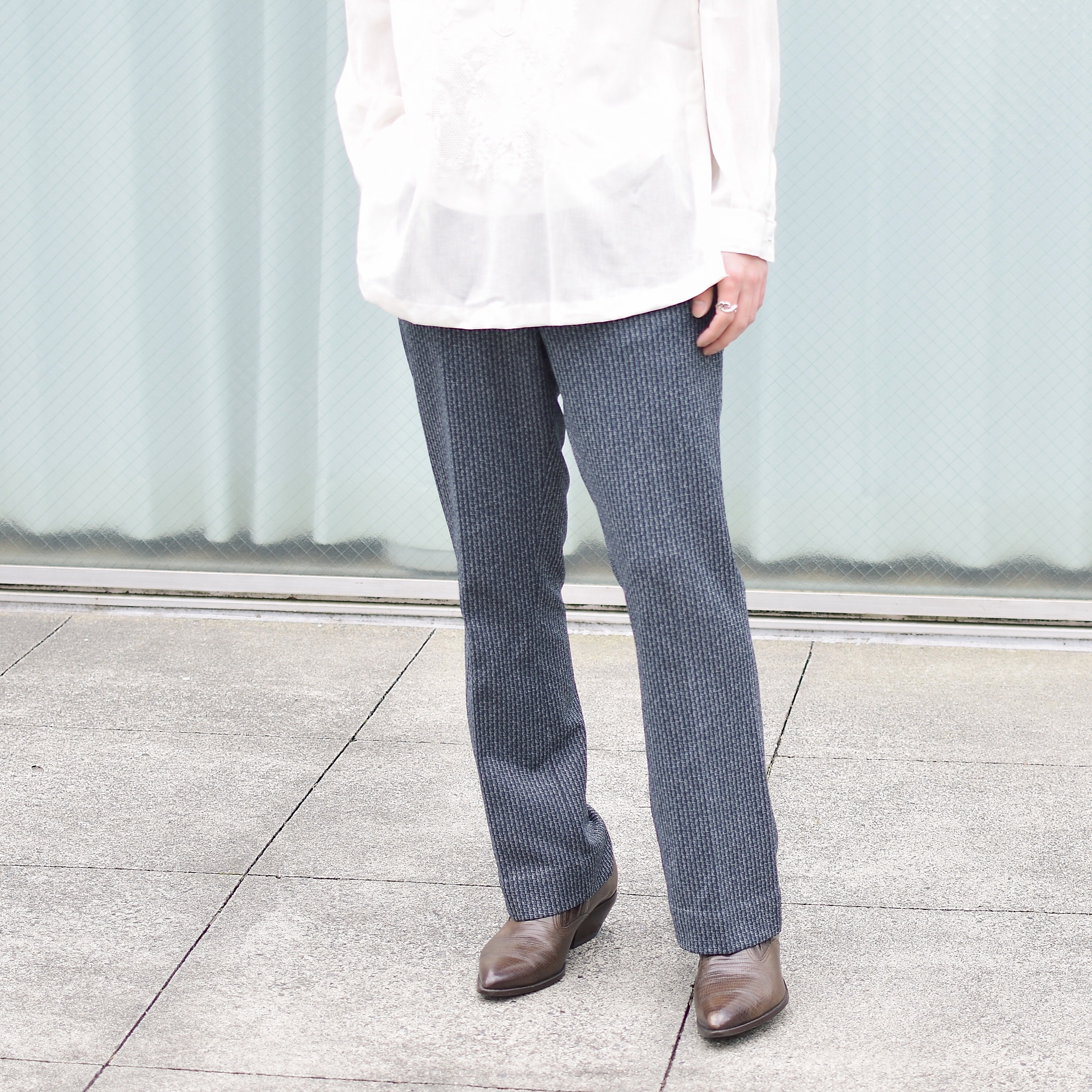 Vintage 70's【KNIT-PICKERS】Flare Pants の画像 3