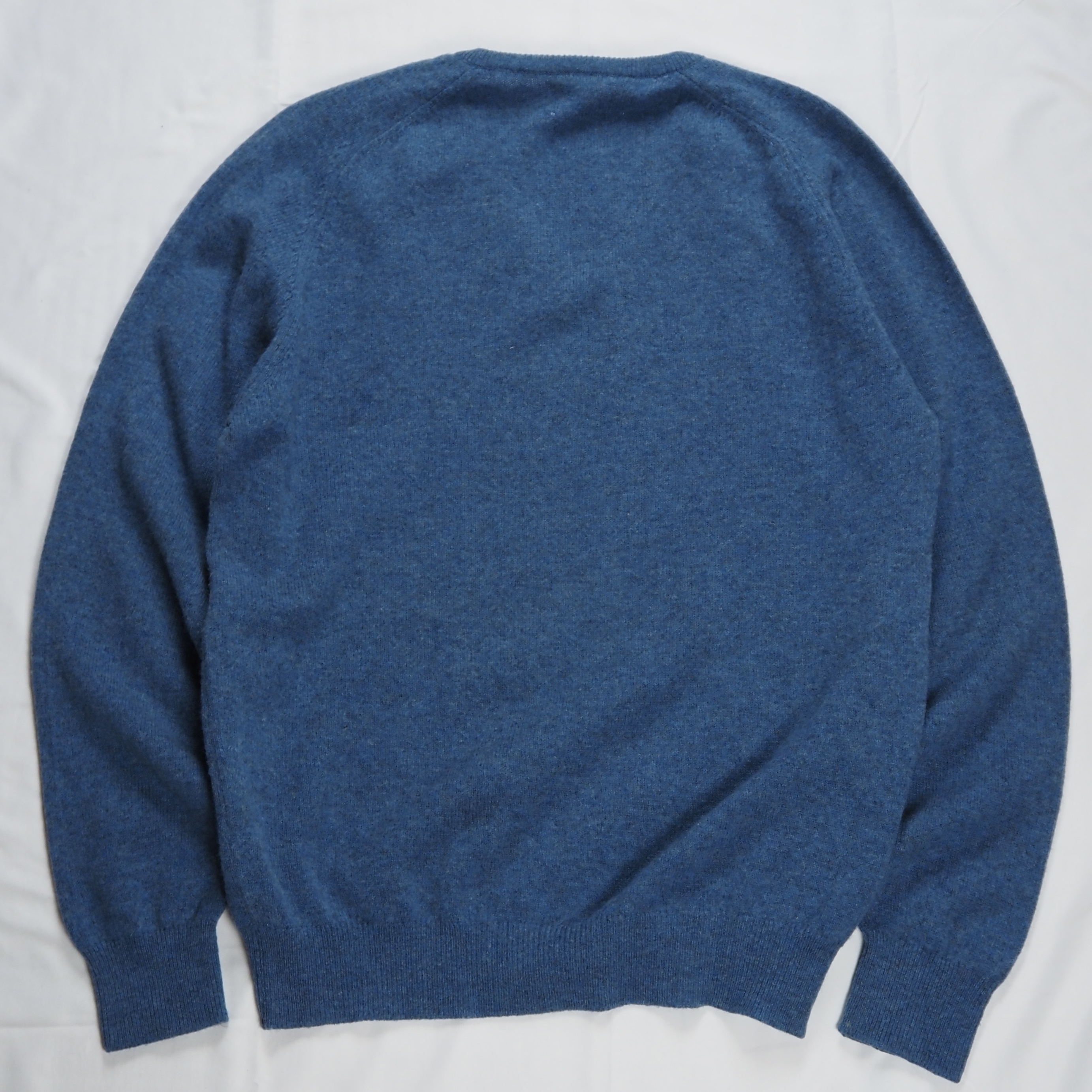 90’s Pringle Lams Wool ニット ブルー の画像 10