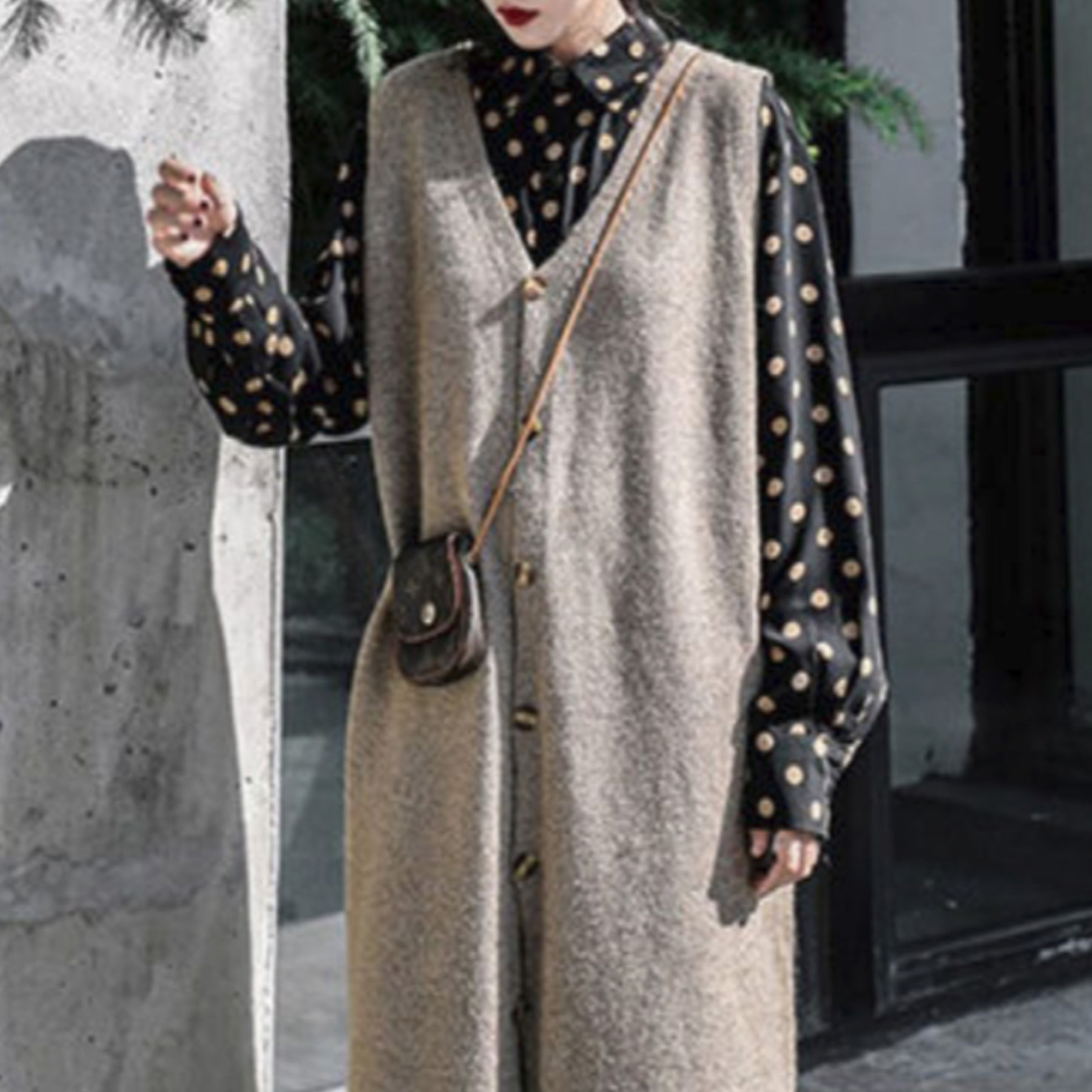 ドットワンピ ス ロングベスト付き ツーピース 春夏 ゆったり リラックス デート お出掛け 水玉 Aerg アーグ レディースアパレル通販サイト ドットワンピ ス ロングベスト付き ツーピース 春夏 ゆったり リラックス デート お出掛け 水玉 Aerg アーグ レディースアパレル通販サイト