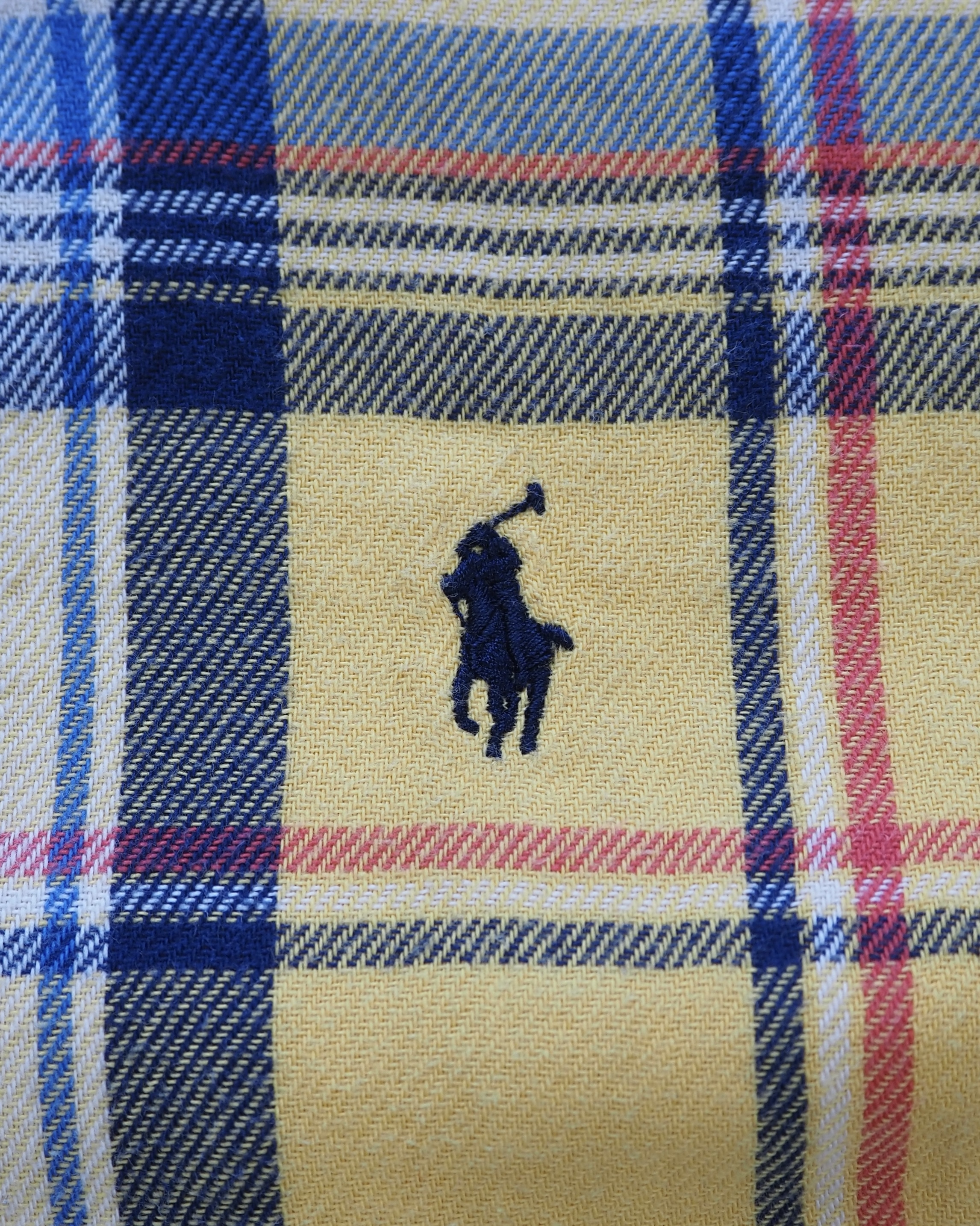 90’s Ralph Lauren ヘヴィネル イエロー Lサイズ の画像 6