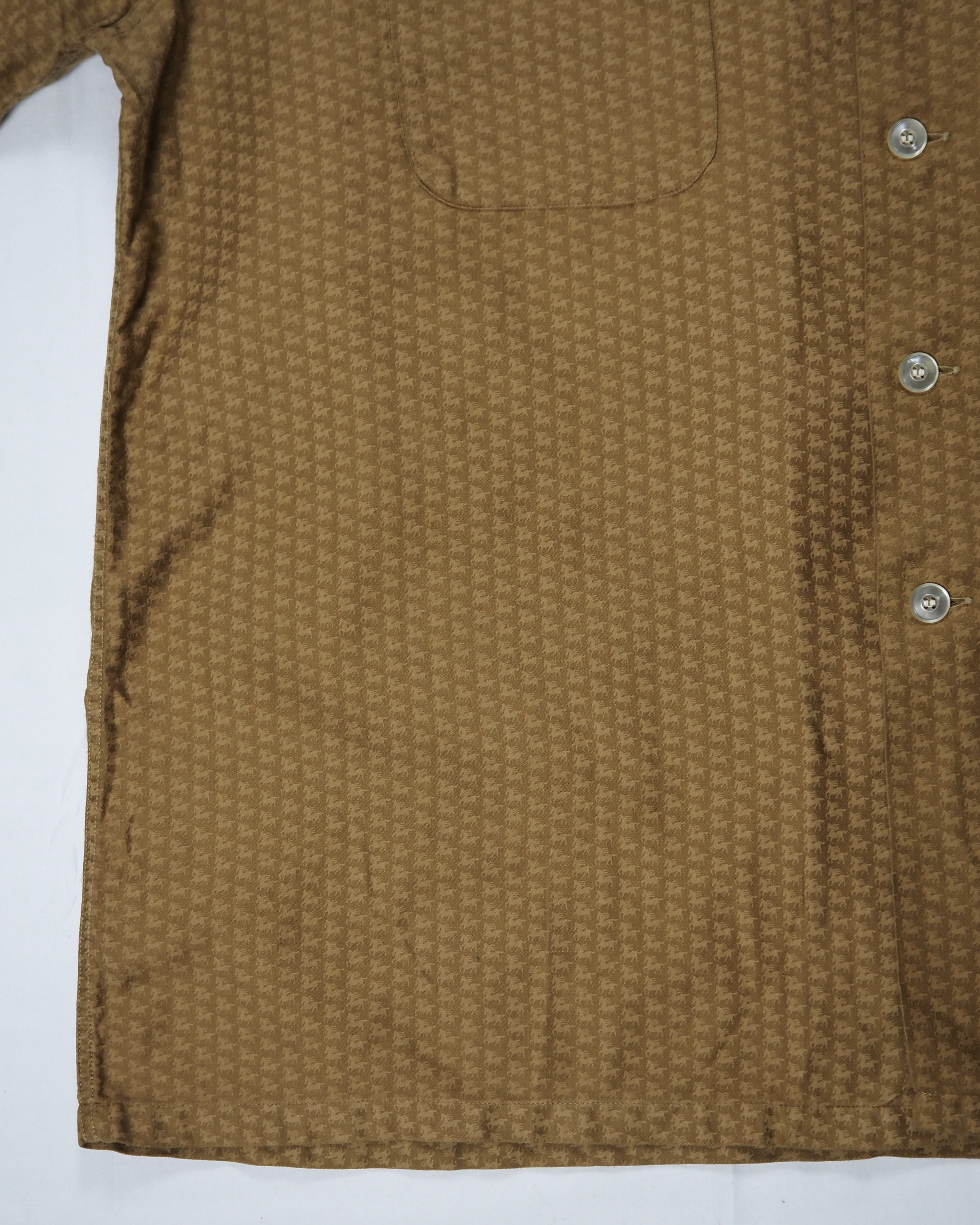 【VCM入荷】60’s Botany コットンシャツ 馬柄 XLサイズ の画像 10