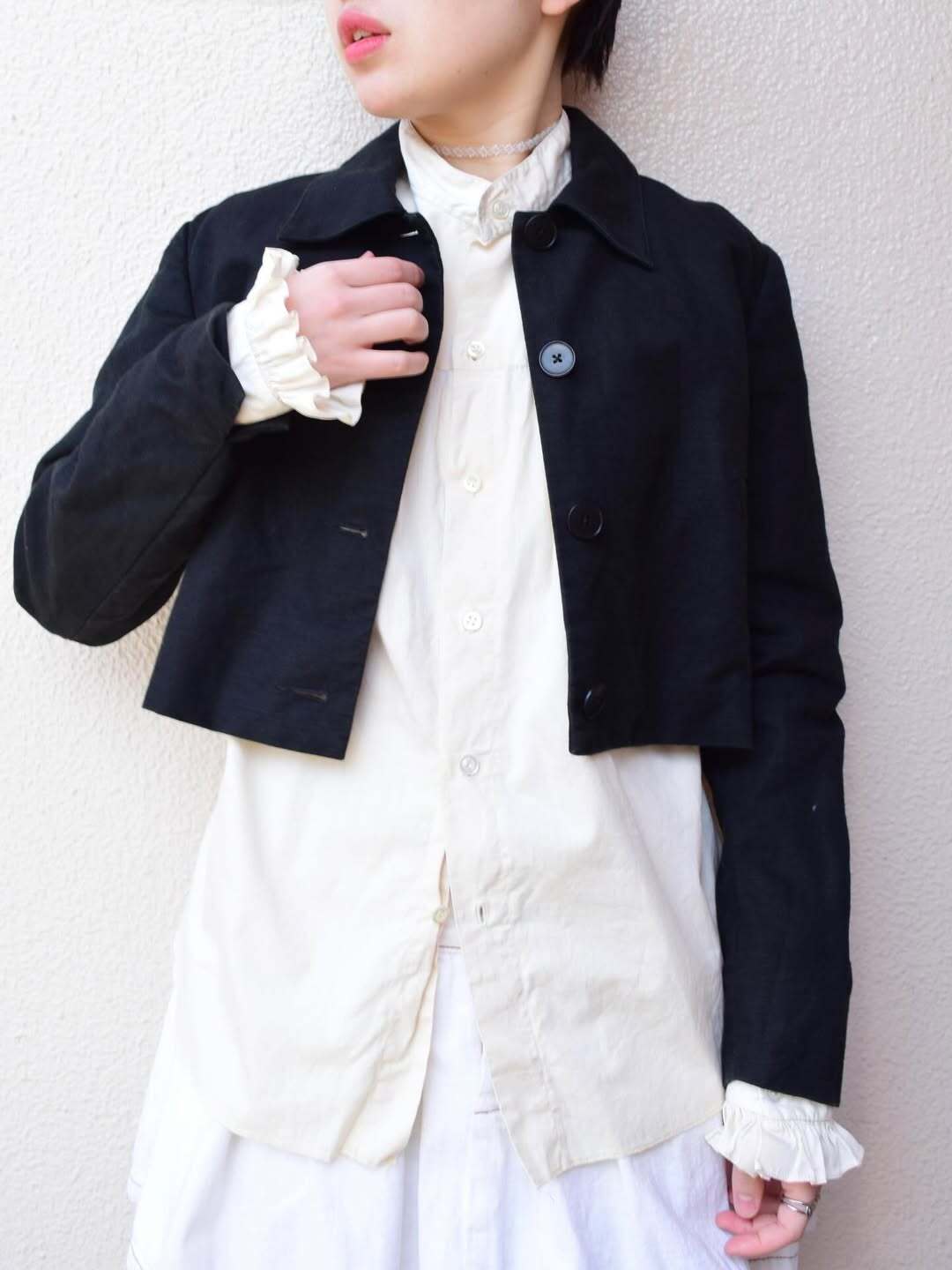 Linen short jacket の画像 2