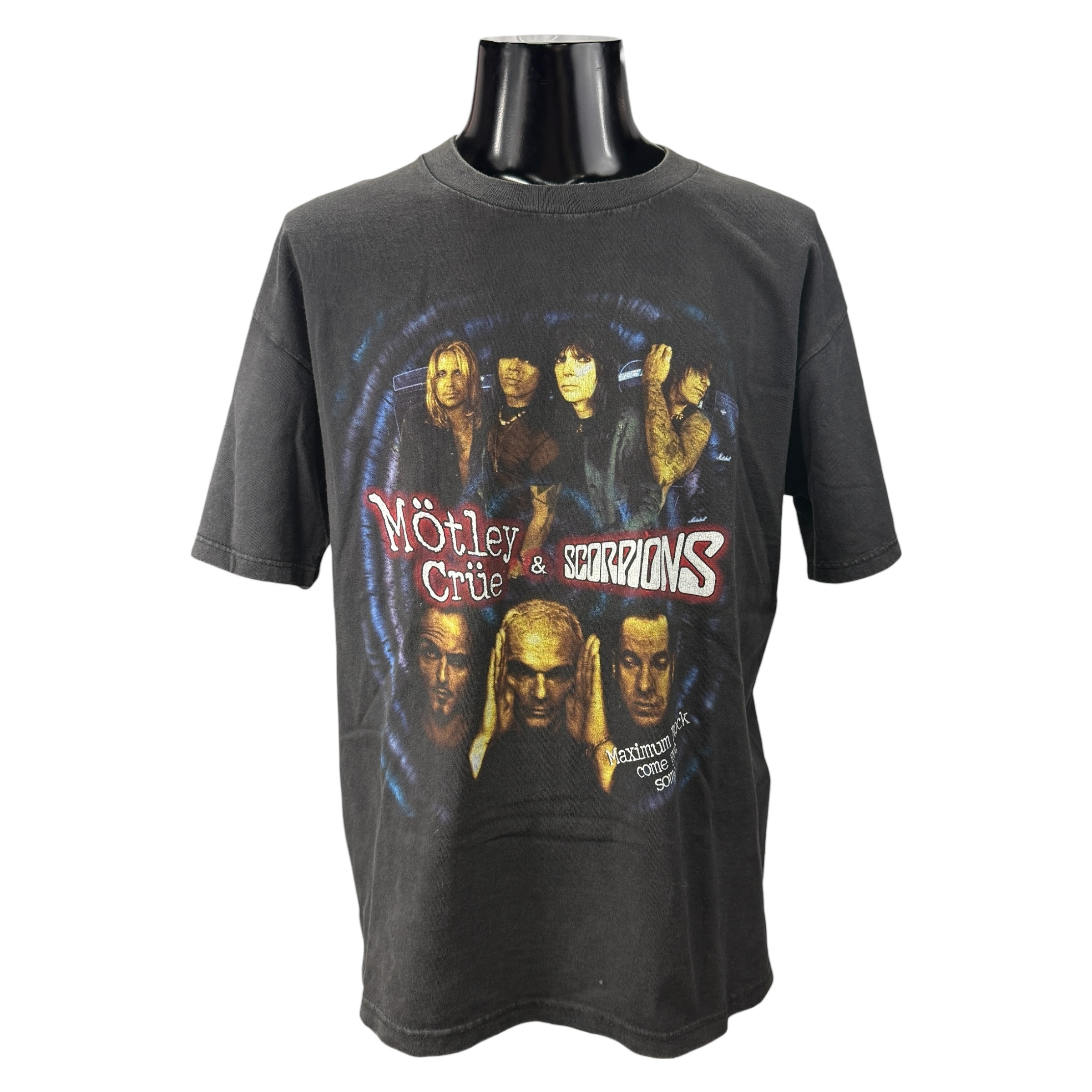 【MOTLEY CRUE × SCORPIONS】モトリークルー × スコーピオンズ “Maximum Rock Tour 1999” USA製 Vintage 90sTシャツ