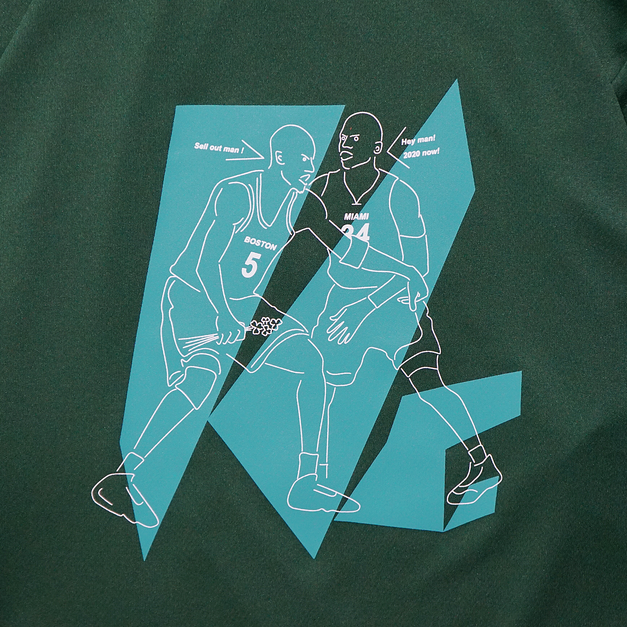 Boston stubborn S/S PL <A.Green×White×B.Green> - 画像2