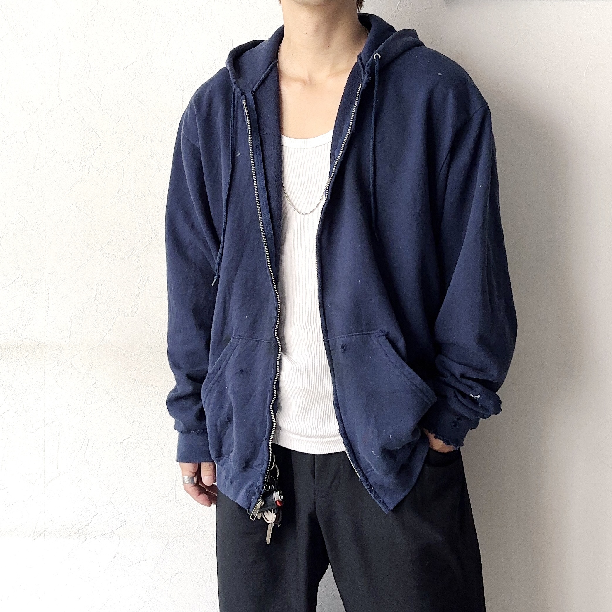 Y2K【NFL】Grunge Zip-up Hoodie の画像 3