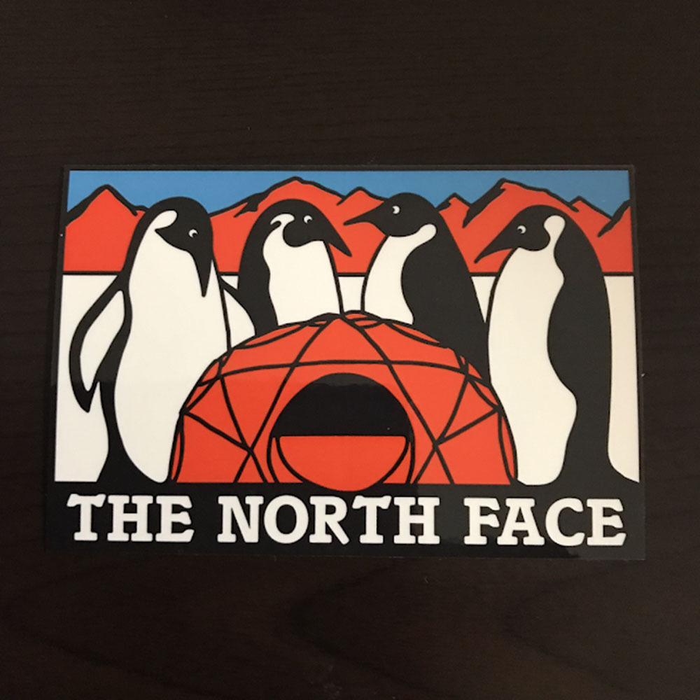 【TH-3】THE NORTH FACE ザ ノースフェイス ステッカー AT | M&EARTH-skateboardstikers-