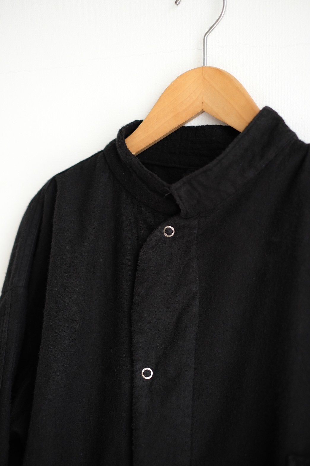 50's over dyed US ARMY pajama flannel shirt の画像 6