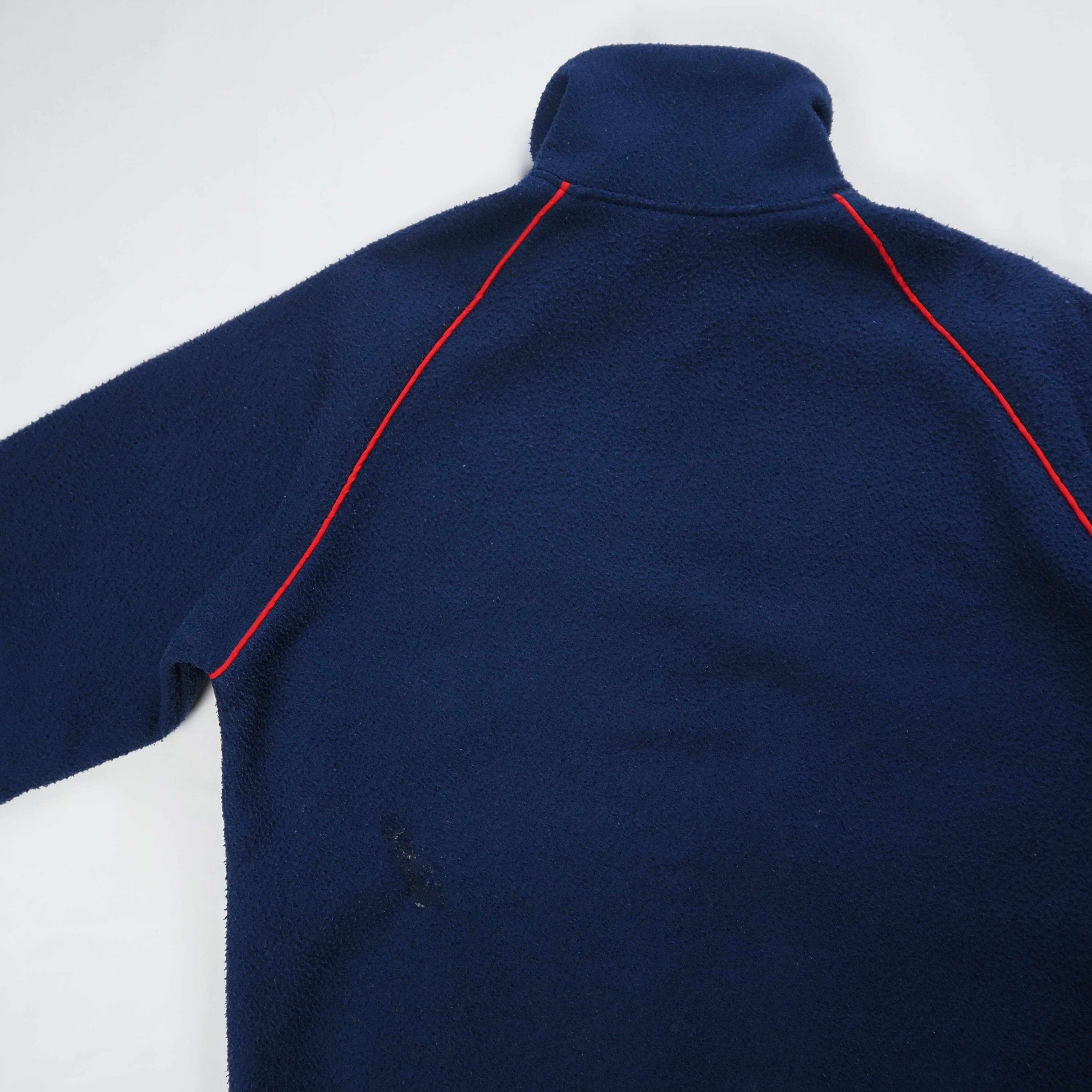 【9/23 20:00入荷】80's Patagonia フリースプルオーバージャケット ネイビー の画像 14