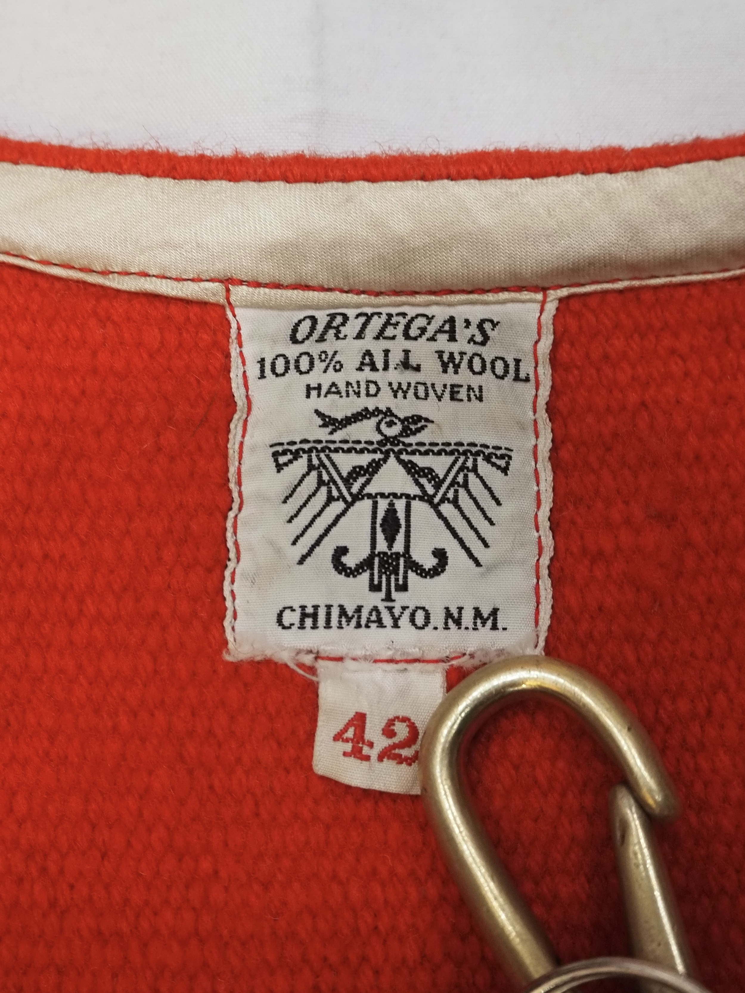 60’s Ortega Chimayo Vest  Size 42 の画像 5