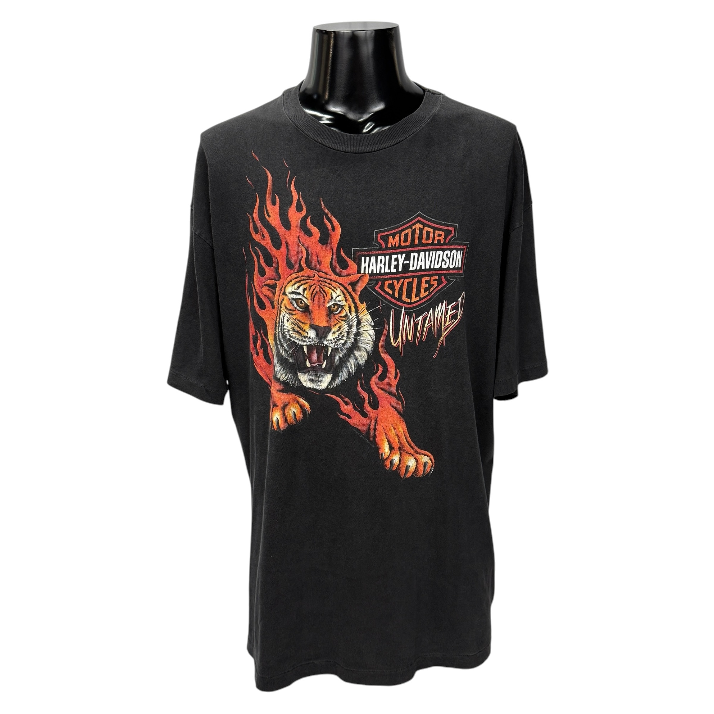 【HARLEY-DAVIDSON】ハーレーダビッドソン “UNTAMED” タイガー 90’s Vintage Tシャツ