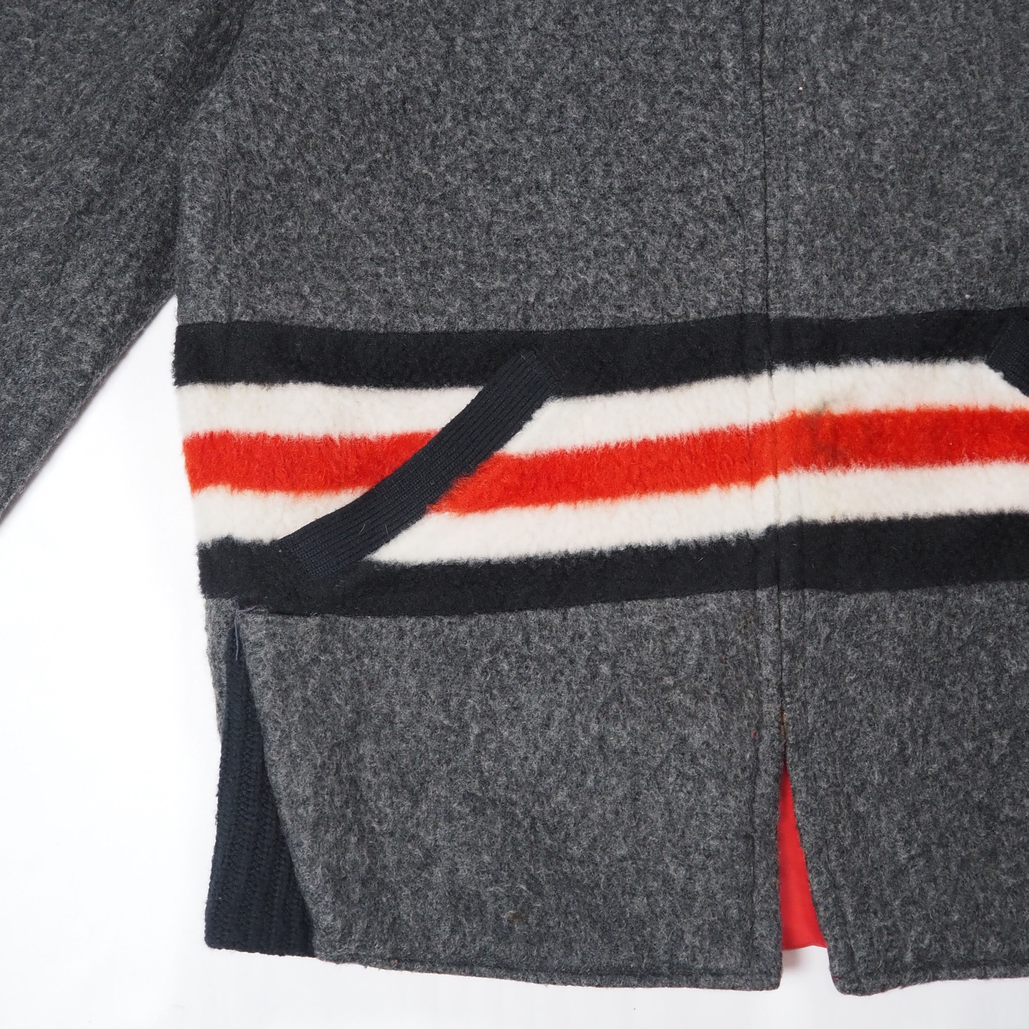 【9/23 20:00入荷】50's ファラオジャケット リバーシブル グレー×レッド の画像 7