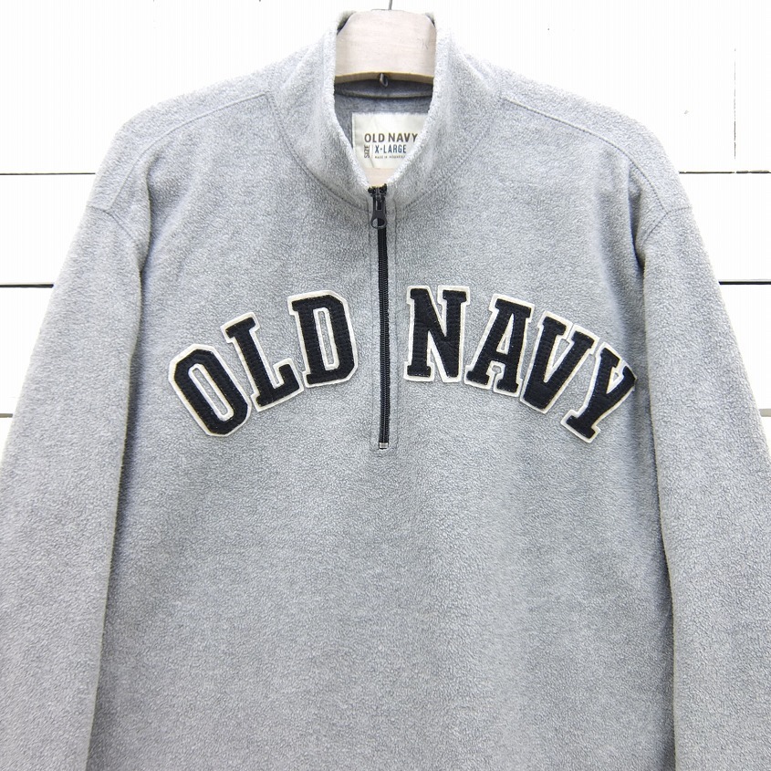 Old Navy オールドネイビー ワッペン付き ハーフジップ プルオーバー フリースジャケット メンズ Xlサイズ Represent Onlinestore Old Navy オールドネイビー ワッペン付き ハーフジップ プルオーバー フリースジャケット メンズ Xlサイズ Represent Onlinestore