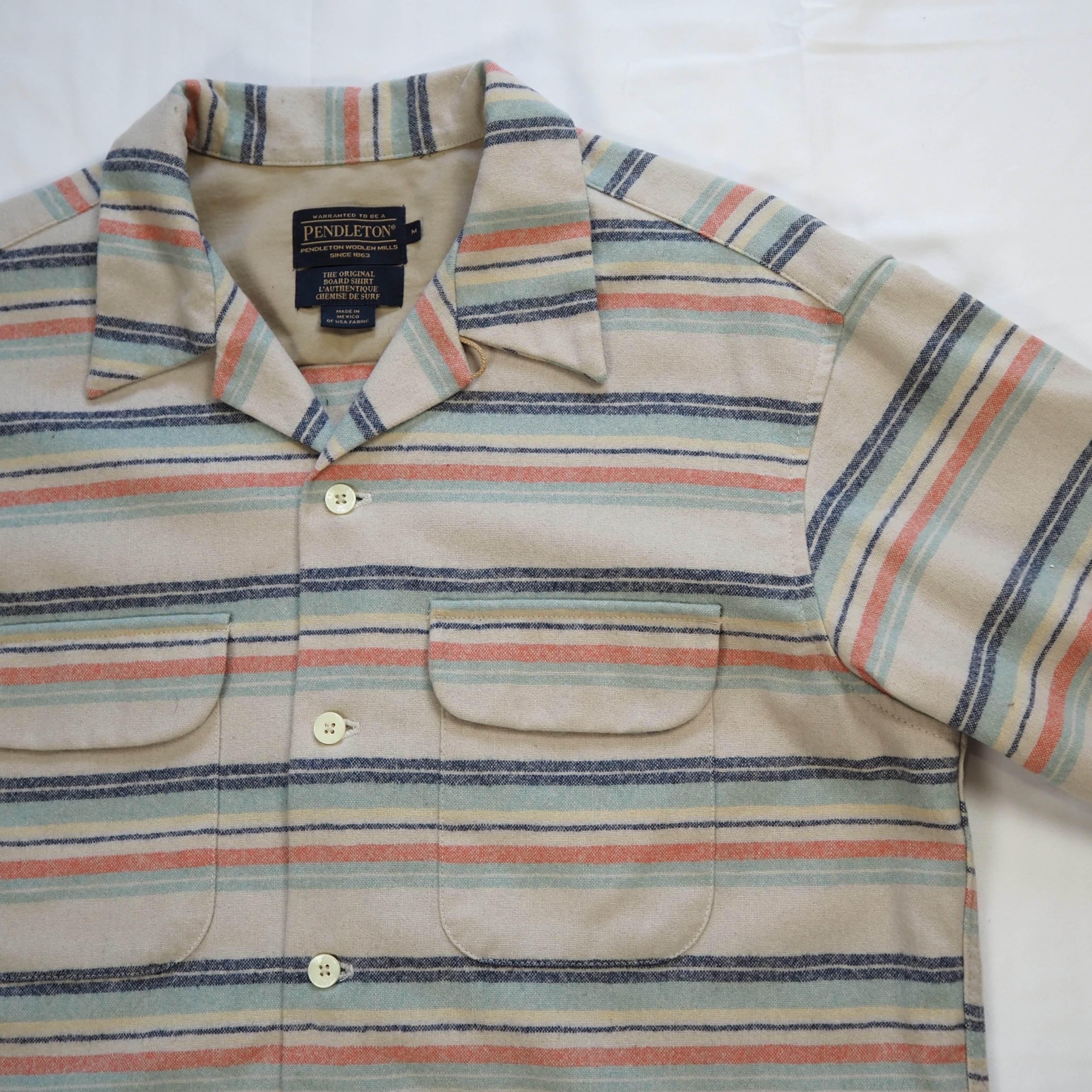 Pendleton Board Shirt マルチボーダー Mサイズ の画像 6