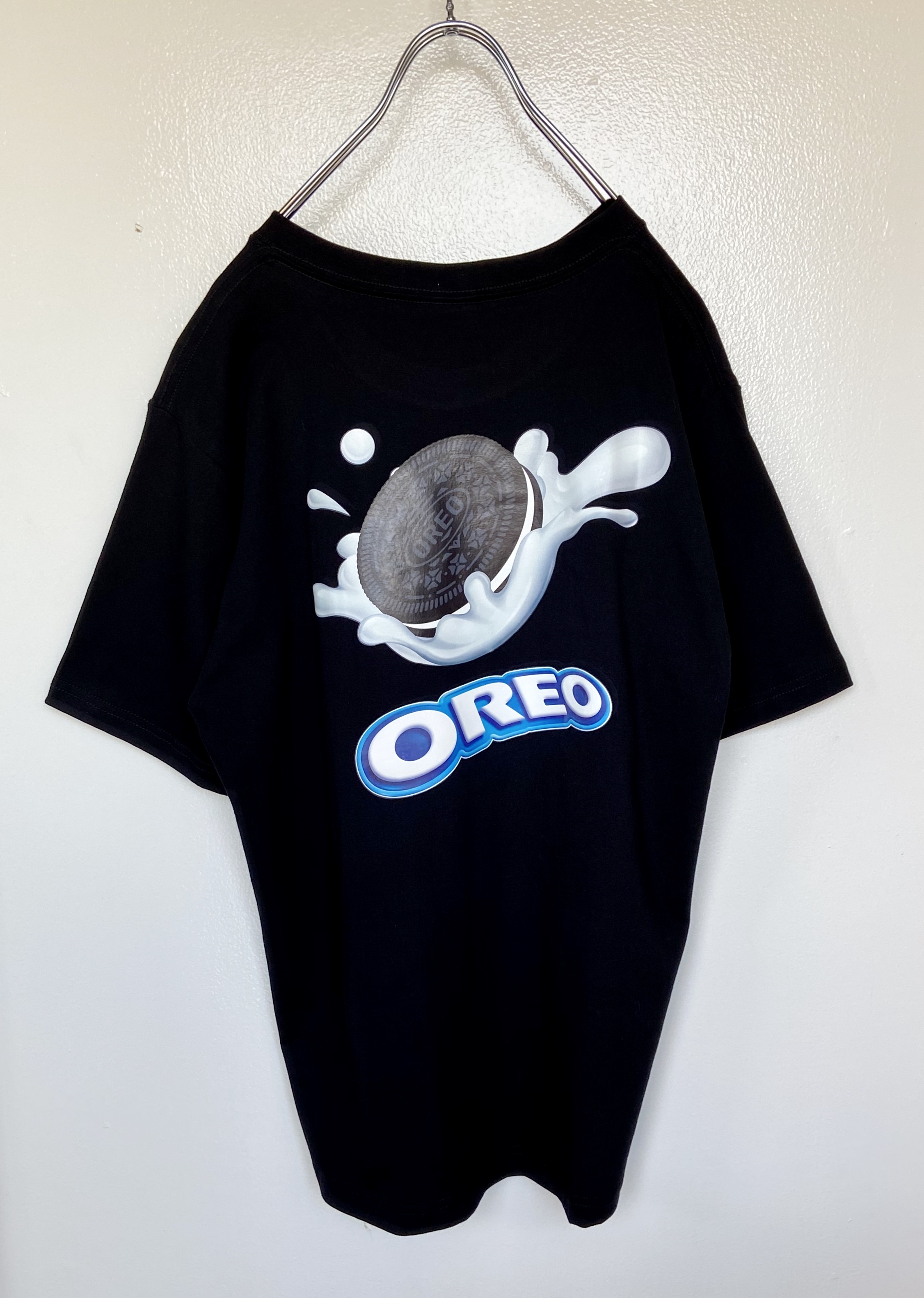 企業ロゴ 新品 Oreo オレオ Tシャツ バックプリント 両面ロゴ Tee ブラック らくふる古着 90s古着のオンラインshop
