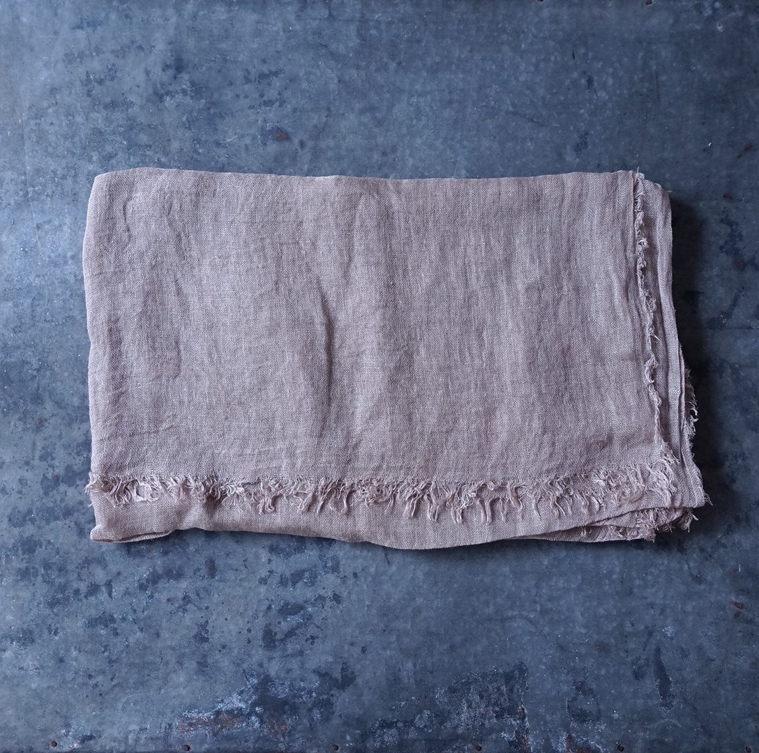 草木染めリネンガーゼ D 117 Plant Dyeing Linen Gauze Den Tajima Kishiko トオク 草木染めリネンガーゼ D 117 Plant Dyeing Linen Gauze Den Tajima Kishiko トオク