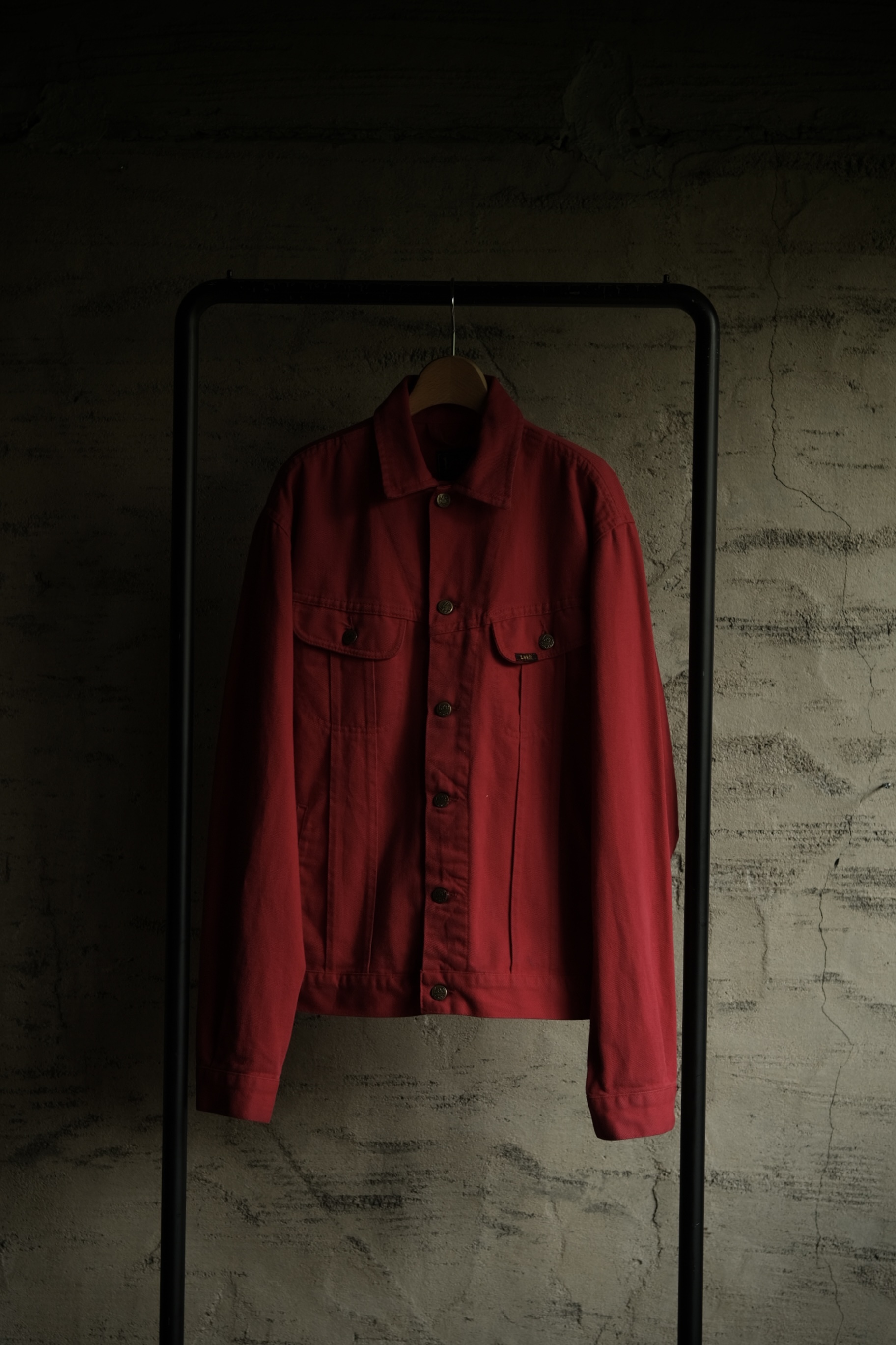 Utah/70-80's "Lee RIDERS" red denim jacket