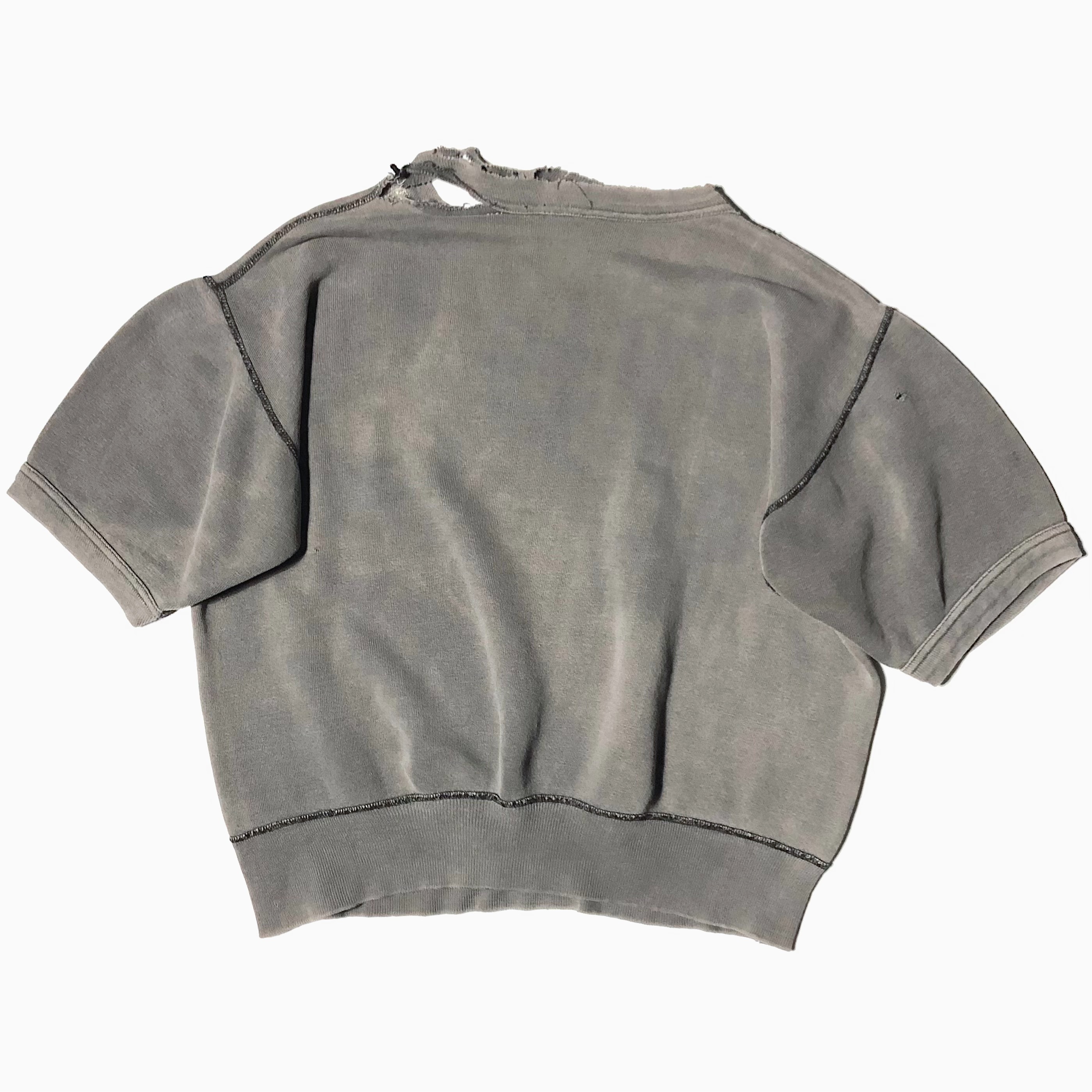 Vintage 60's "SOUTH LETTERMEN" Grunge Short Sleeve Sweat の画像 2