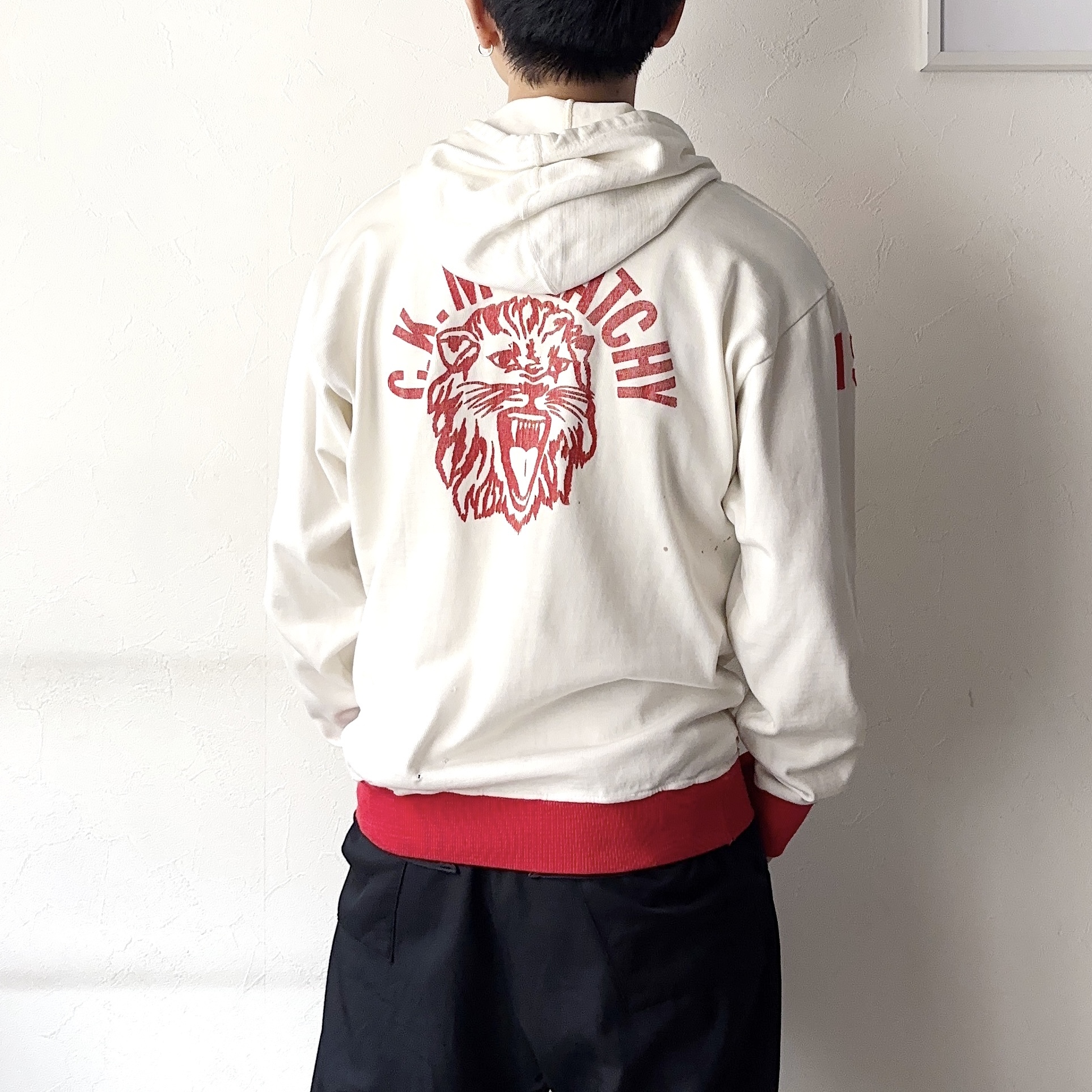 Vintage 50～60's【Spanjian】"C.K.McCLATCHY" Two Tone Hoodie の画像 3