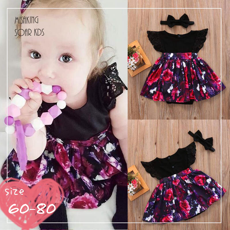 送料無料 小悪魔ロンパース リボンヘアバンド付き アウトレット 海外子供服 Soar Kids