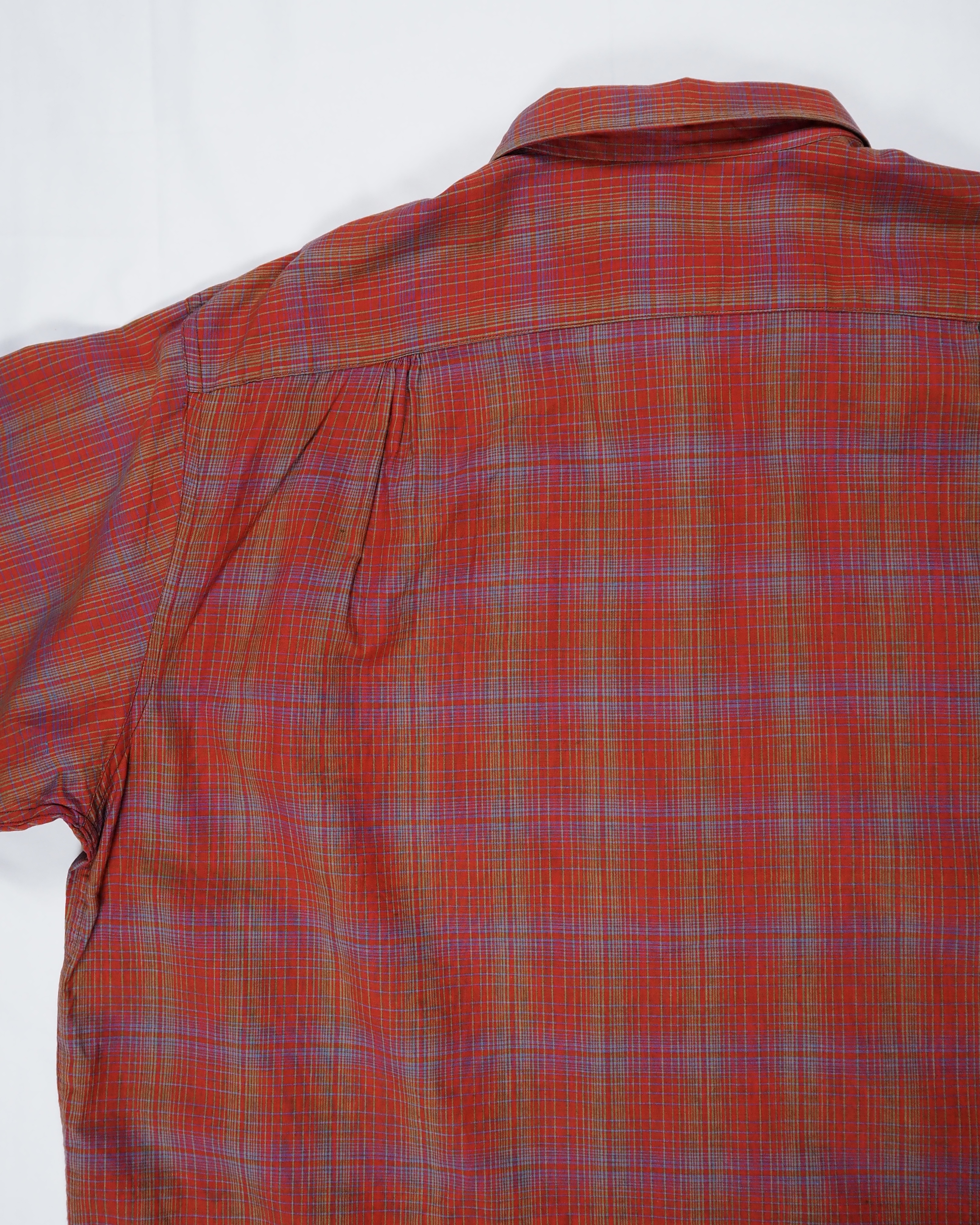 60’s Michel コットンシャツ レッド の画像 13