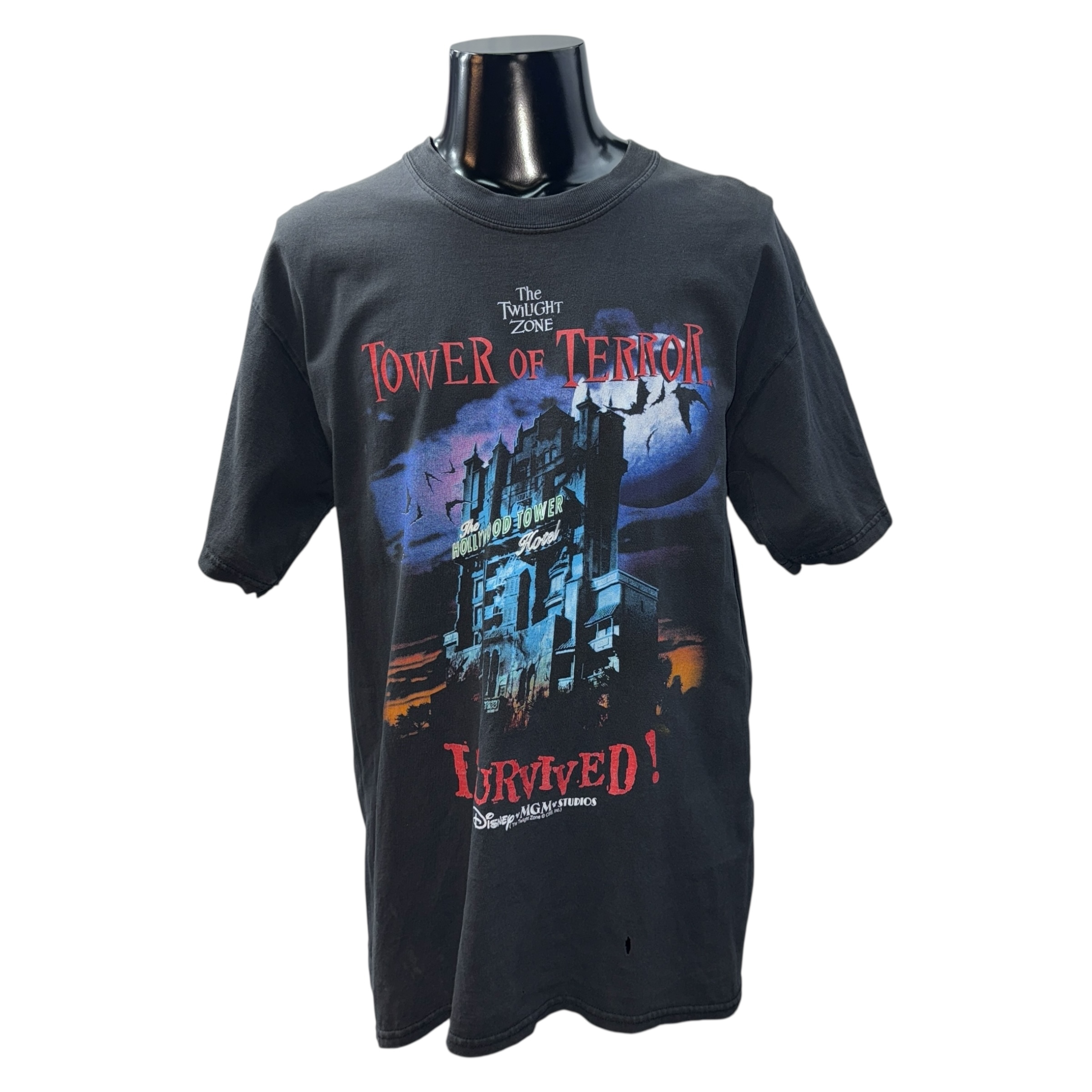 【DISNEY】ディズニー TOWER OF TERRROR タワーオブテラー ディズニー Tシャツ