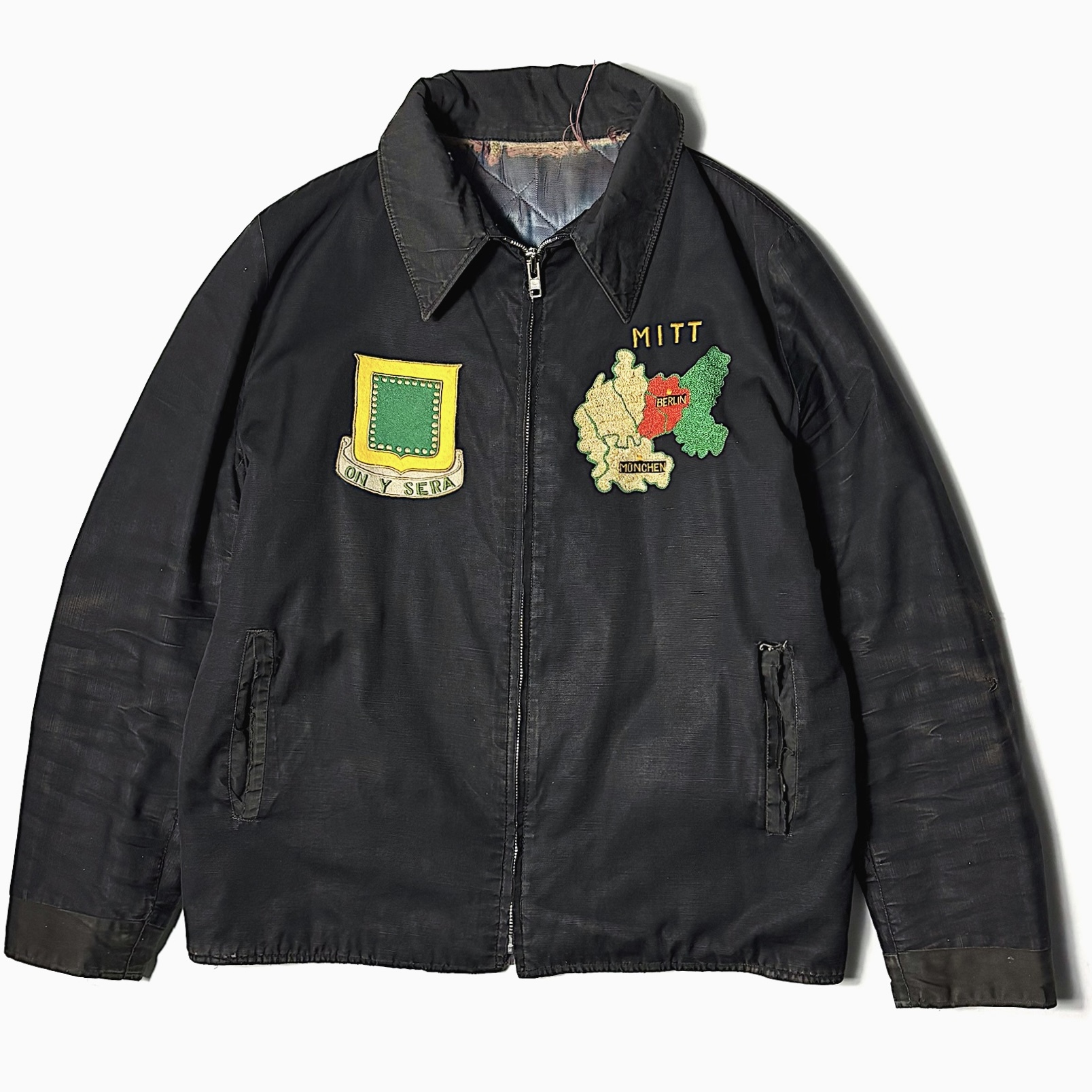 Vintage 50's "KITZINGEN GERMANY" Souvenir Jacket の画像 2