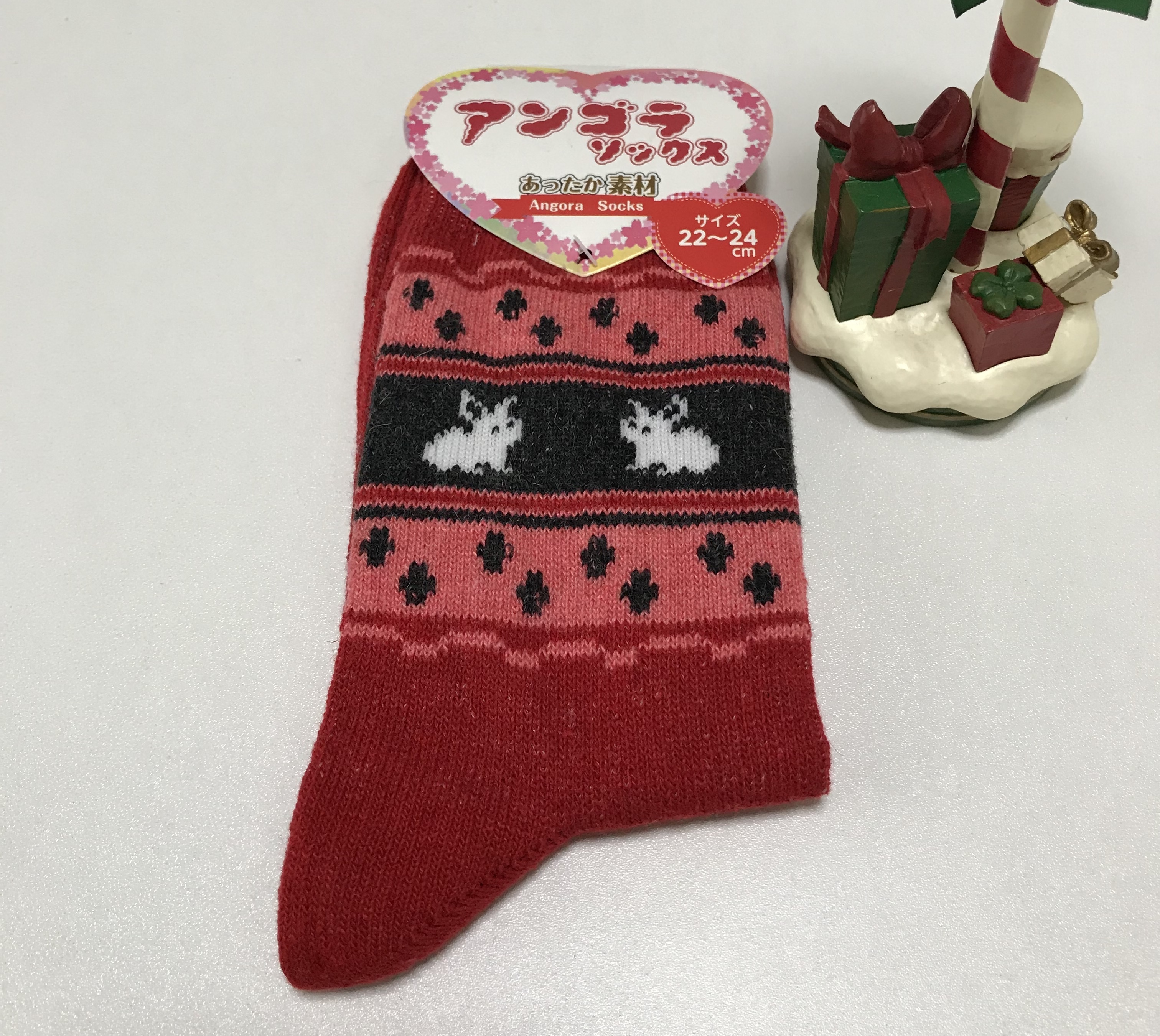 靴下 ソックス アンゴラ混 レディース クルーソックス カジュアルソックス 保温 レディースの海外トレンドファッション通販サイト Kahana