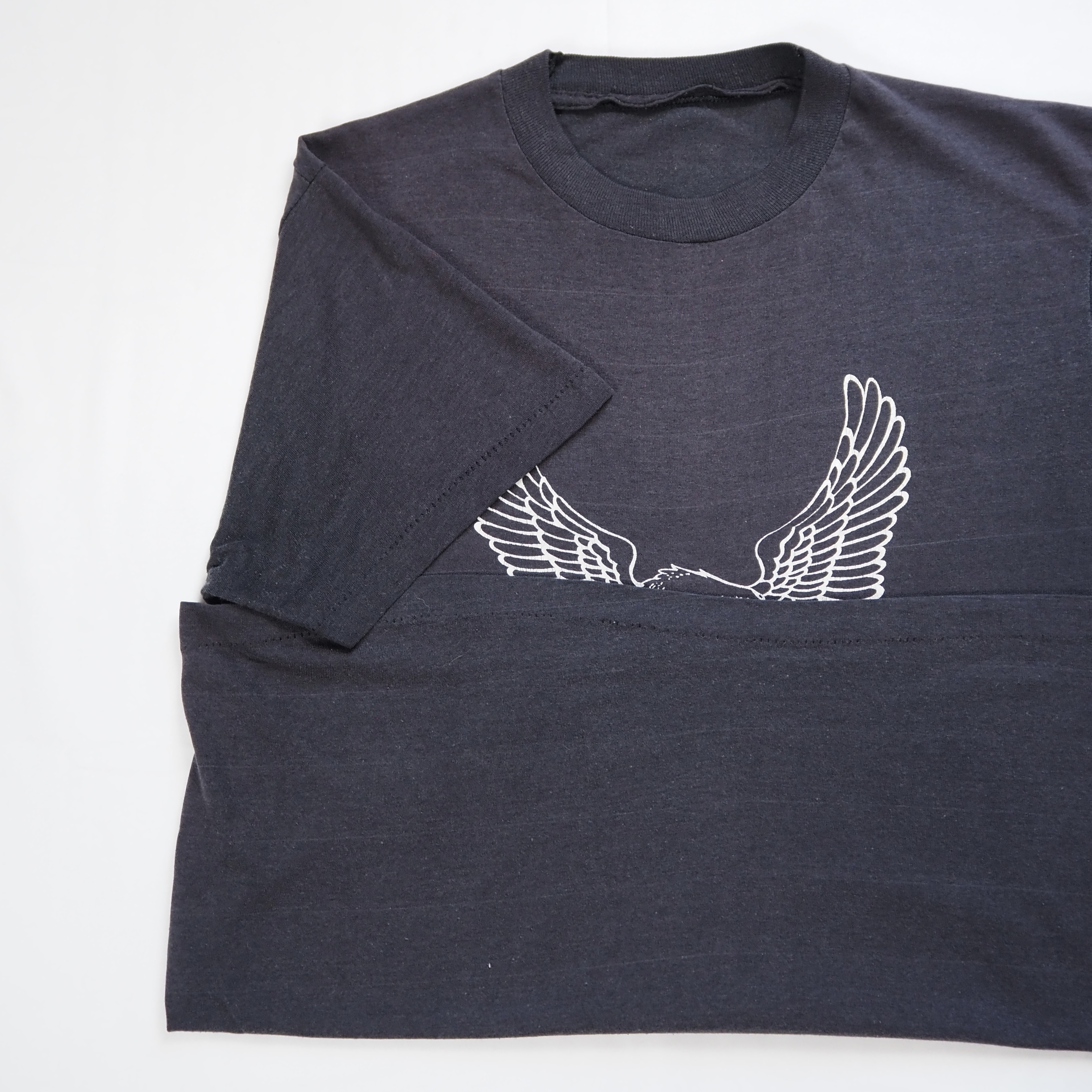 80’s Harley Davidson Print Tee フェードブラック S-Mサイズ程度 の画像 9