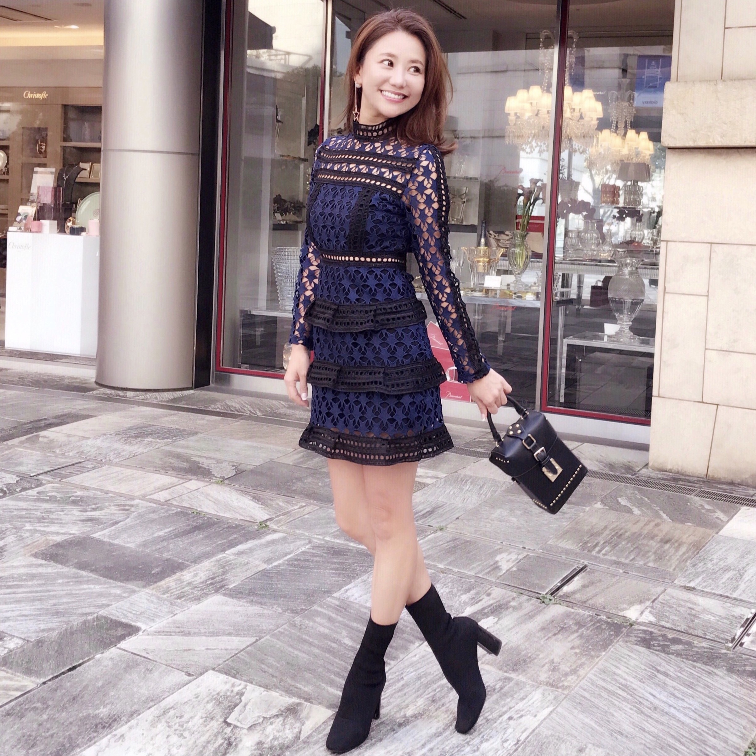 星レース ドレス ワンピース 9style 星レース ドレス ワンピース 9style