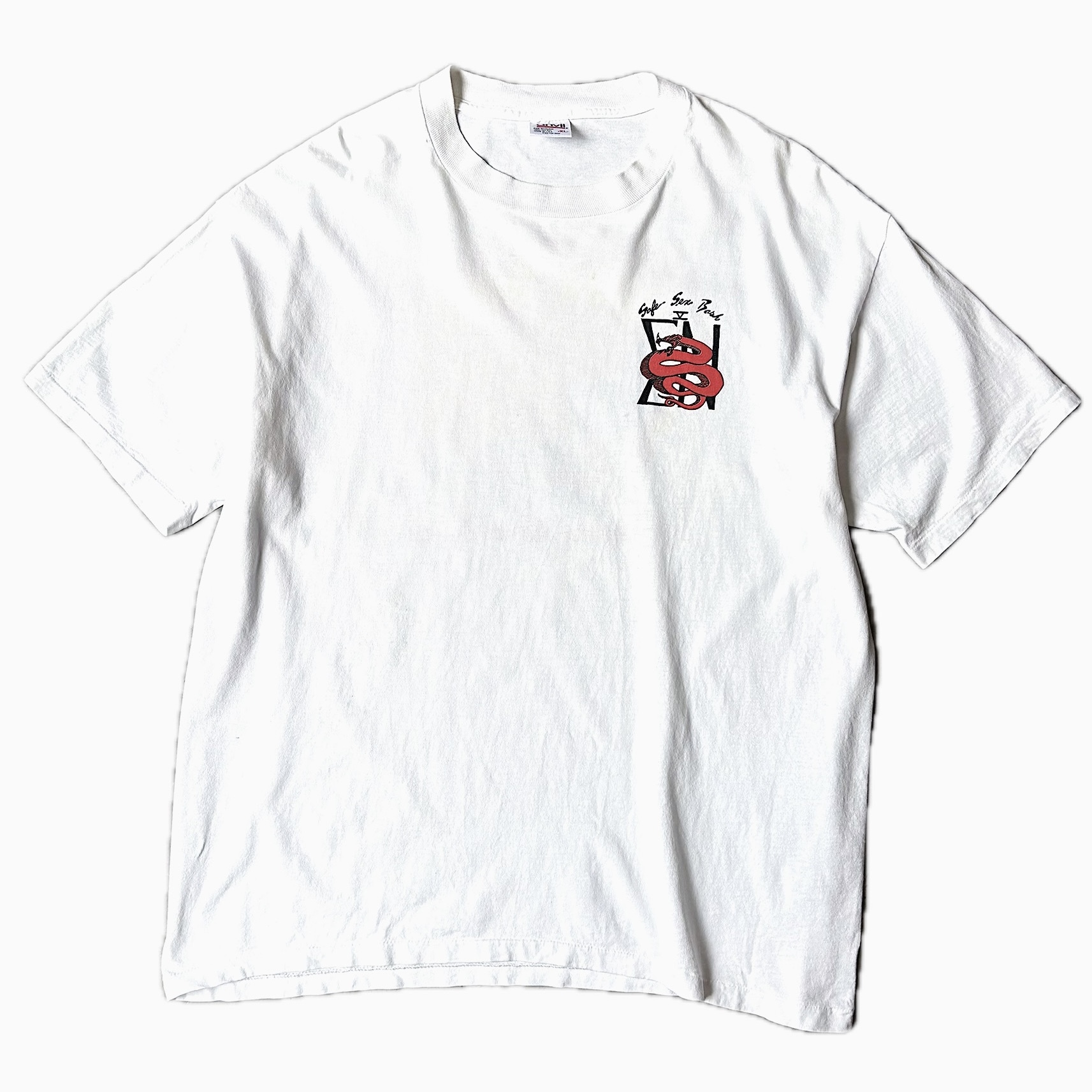Vintage 90's【anvil】"Safe Sex Bash V" T-shirt の画像 2