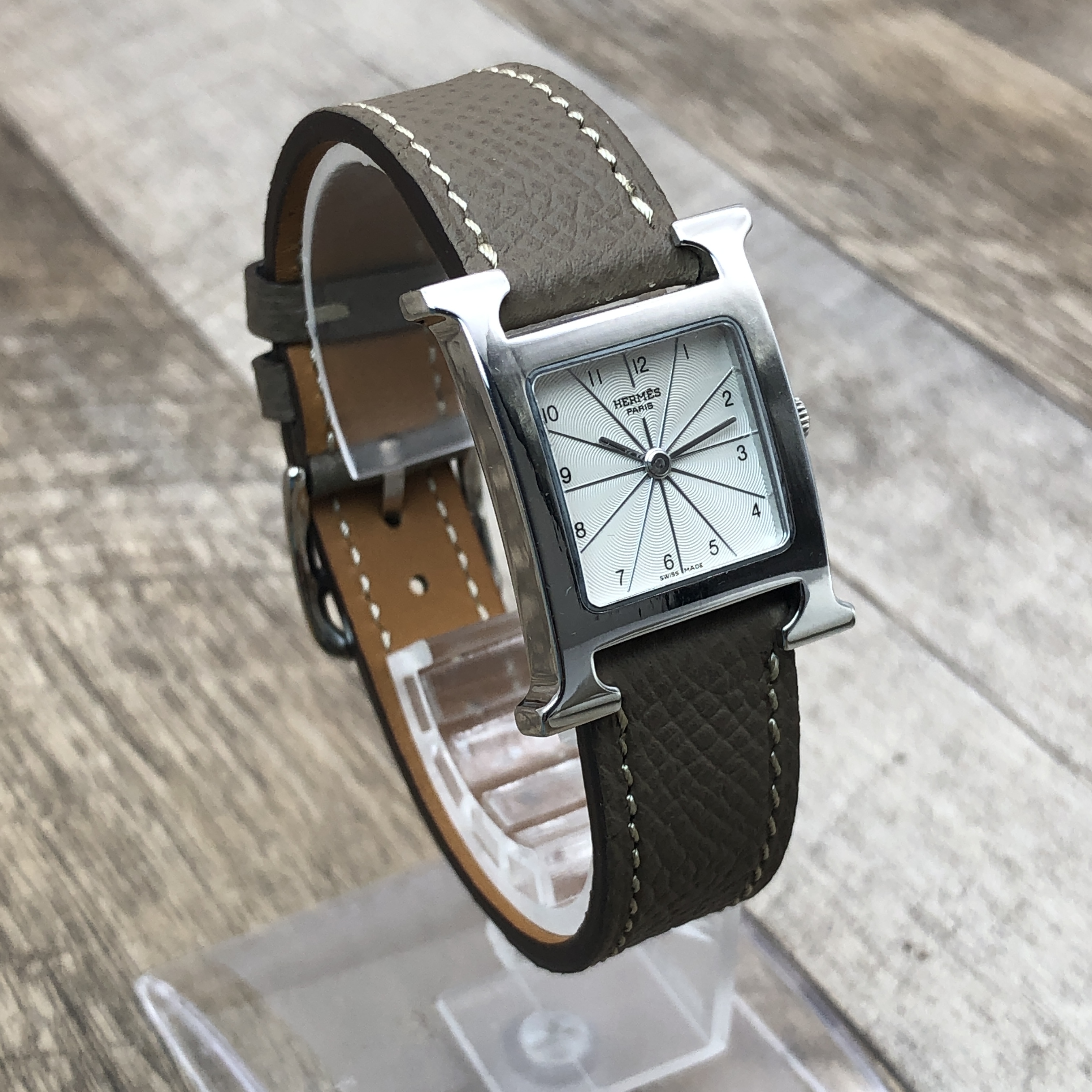 エルメス Hウォッチ 新品ベルト メンテ済み レディース 腕時計 | Masaco Vintage （マサコ ヴィンテージ ）腕時計や