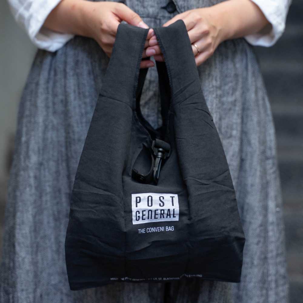 Post General コンビニバック ブラック 暮らし道具と服のお店 Zoo