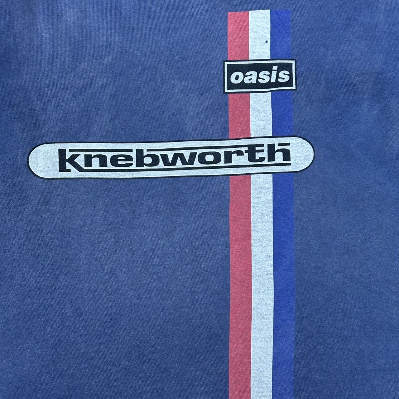 90s oasis オアシス UKロック Knebworth ボックス寄り 神シルエット XL の画像 5