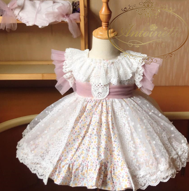 スペイン ロイヤル ベビー 女の子 ワンピース ドレス ピンク ドレス 誕生日 Girl Doll One Piece Dress Antoinette スペイン ロイヤル ベビー 女の子 ワンピース ドレス ピンク ドレス 誕生日 Girl Doll One Piece Dress Antoinette