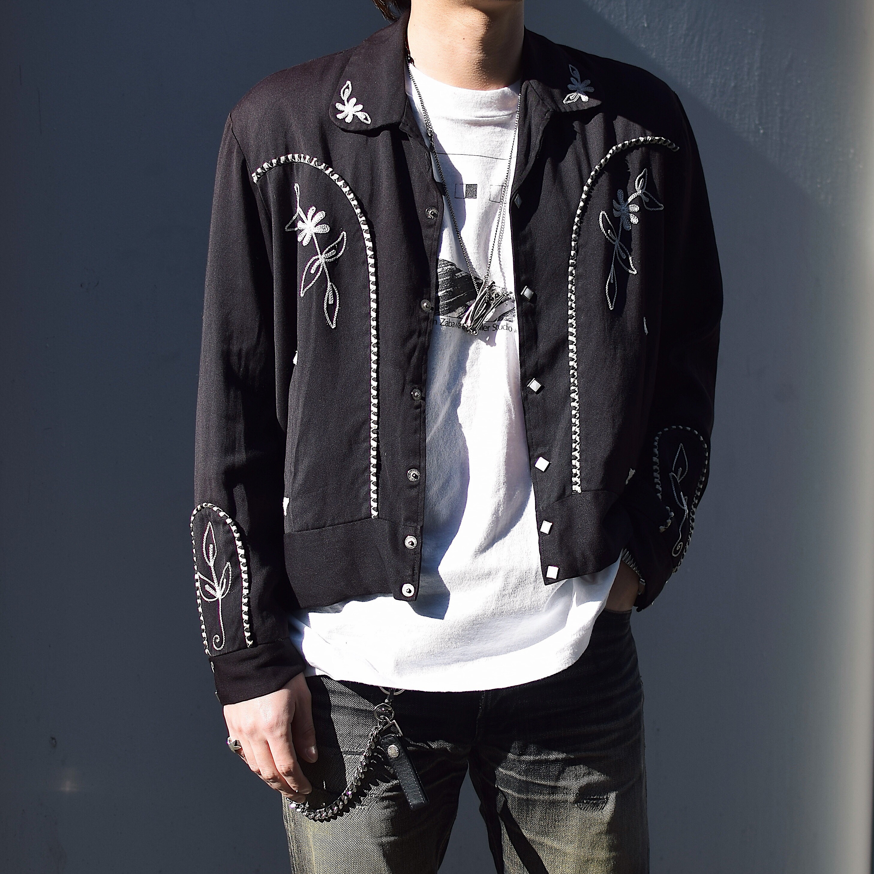 Vintage 50's【MAC MURRAY】Rayon Gabardine Western Jacket の画像 3