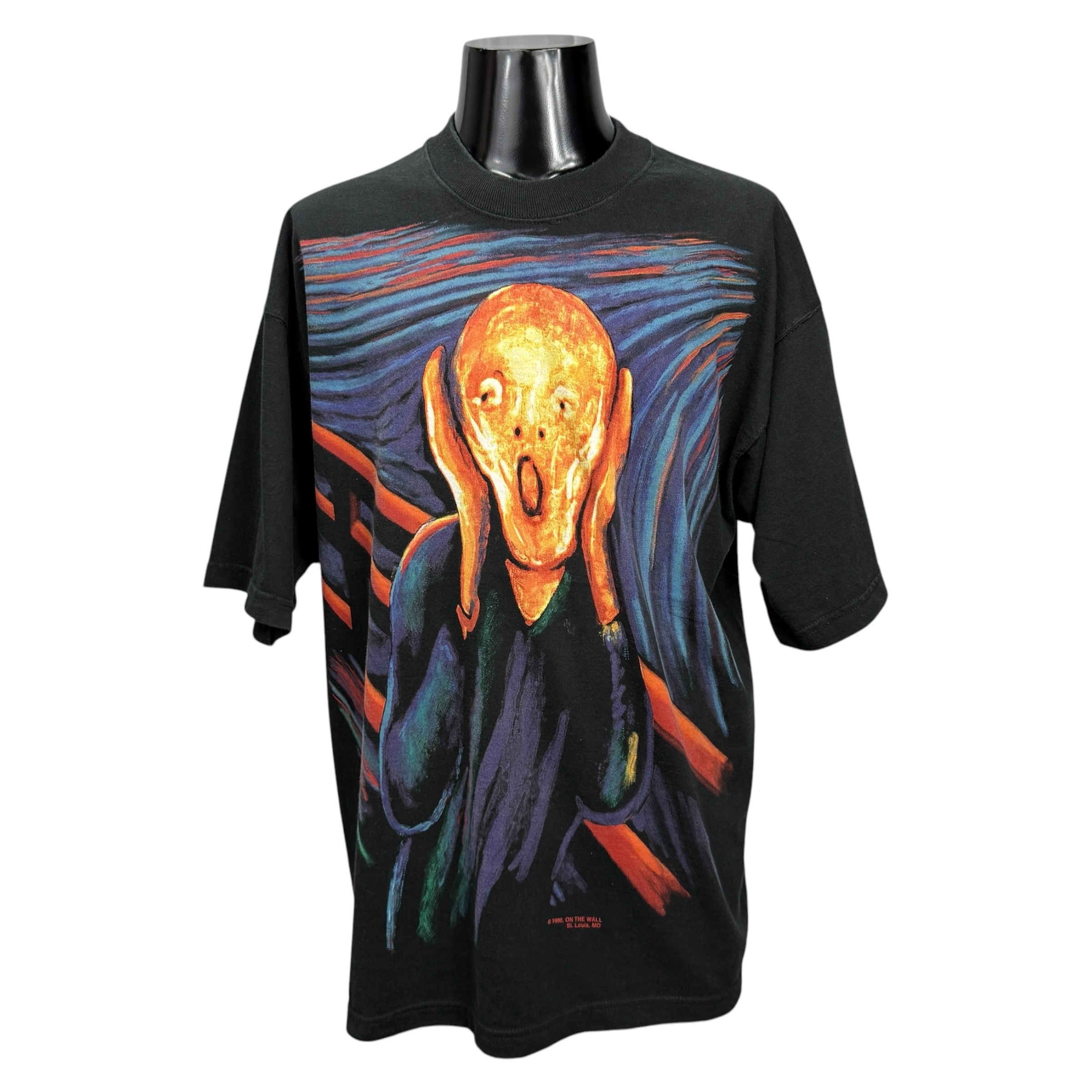 【EDVARD MUNCH】エドヴァルド・ムンク LIQUID BLUE（リキッドブルー）”The Scream” 90’s Vintage Tシャツ
