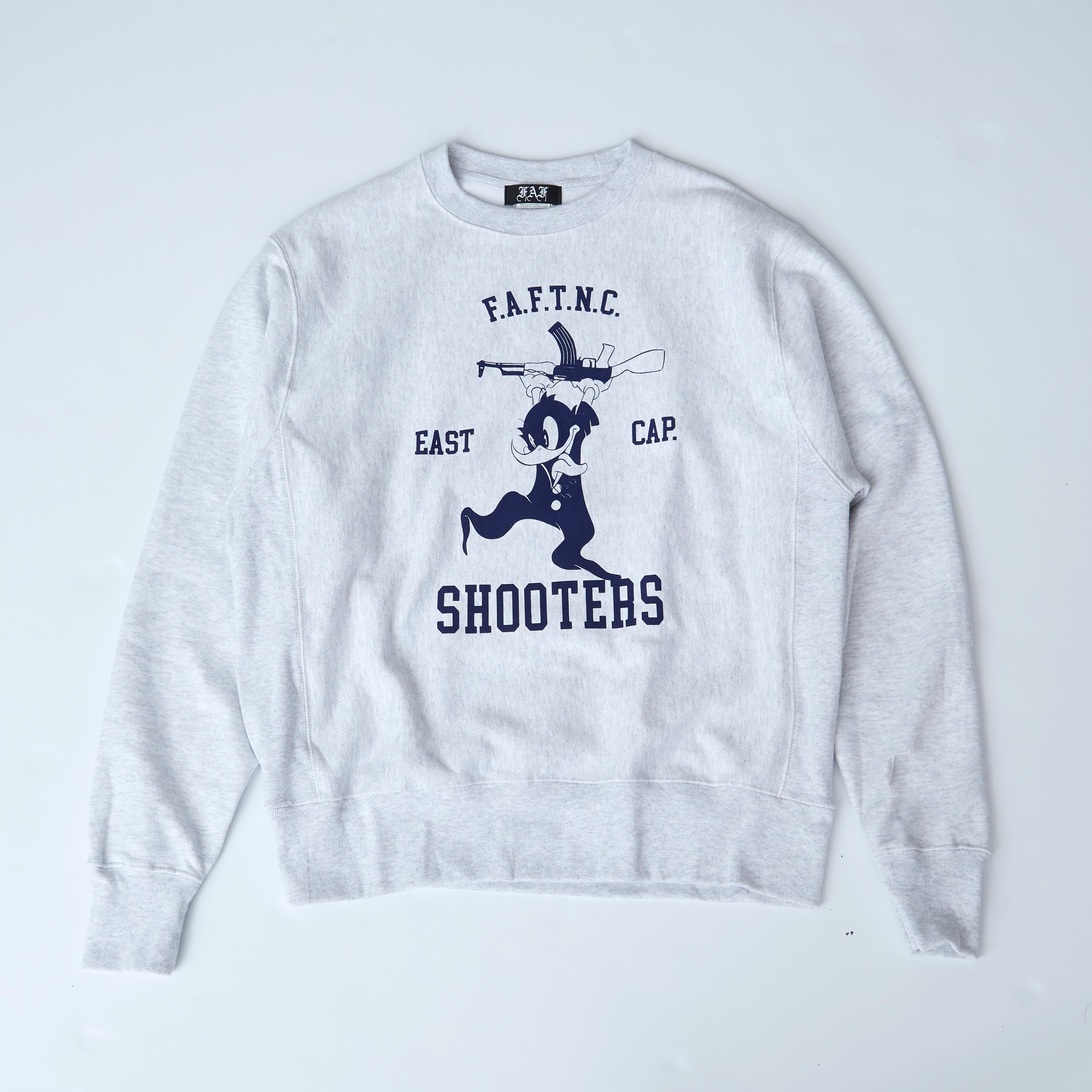 FAFTNC SHOOTERS CREWNECK / GRAY - 画像1