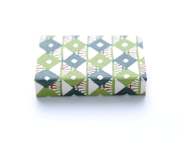 京都型染アイシャドウ 抹茶 Kyoto Paper Box Eye Shadow "Maccha" - 画像5
