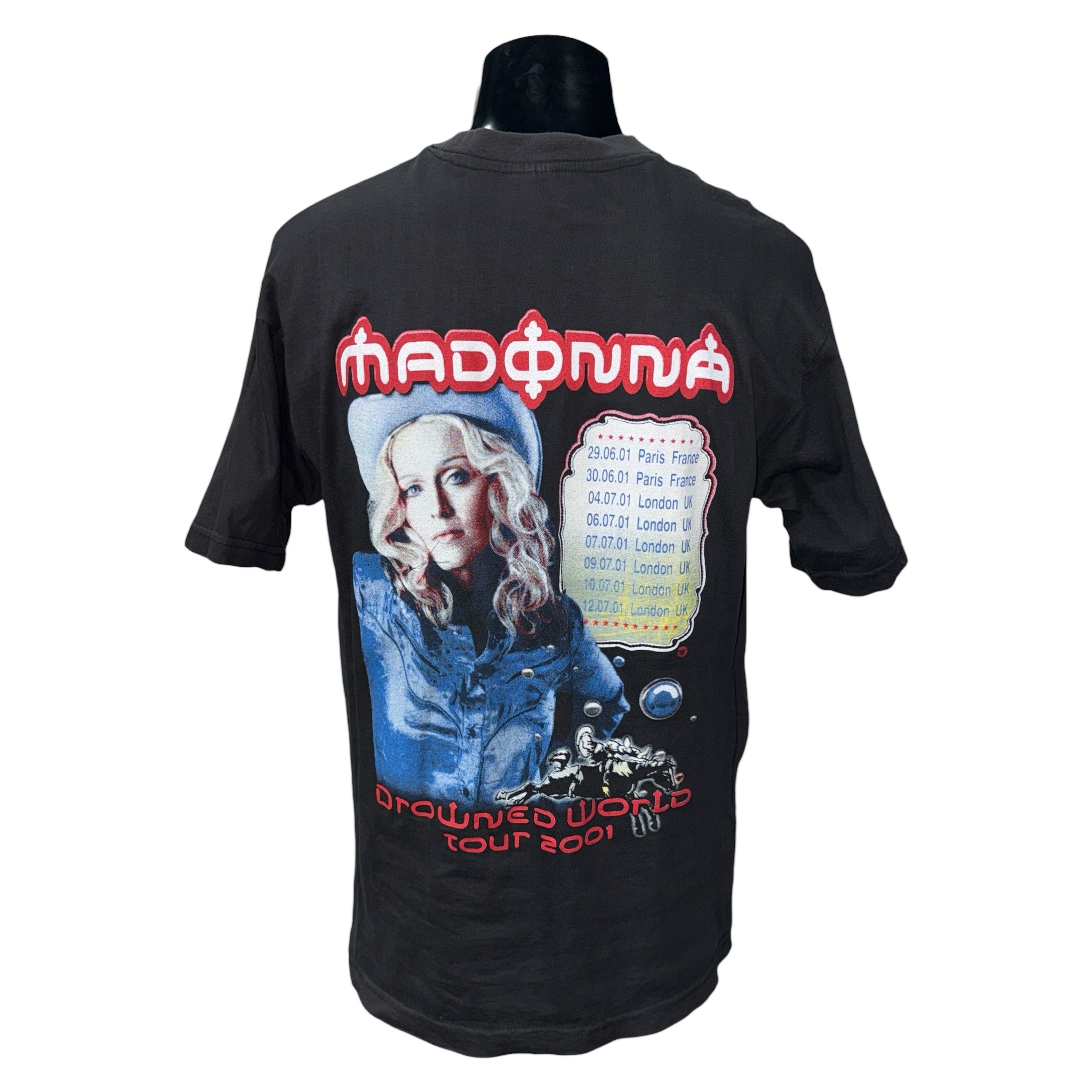 【MADONNA】マドンナ “Drowned World Tour” 2001 Vintage Tシャツ
