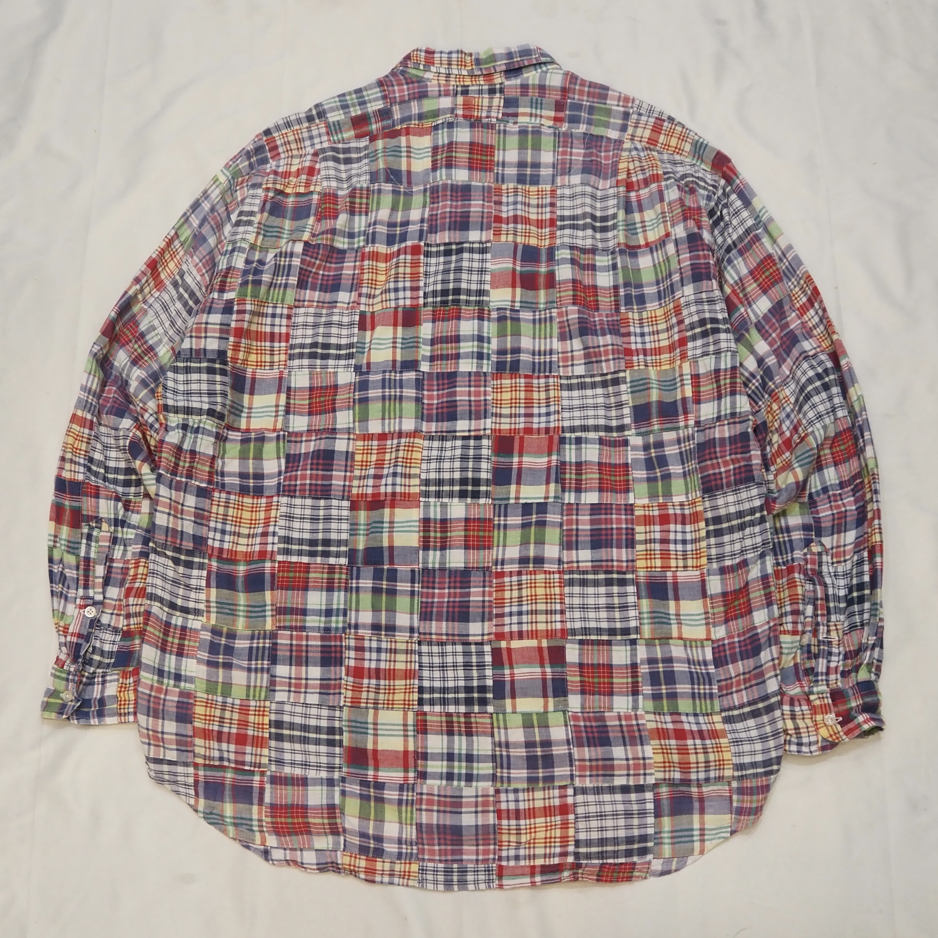 90’s Ralph Lauren パッチワークシャツ Size XL の画像 10