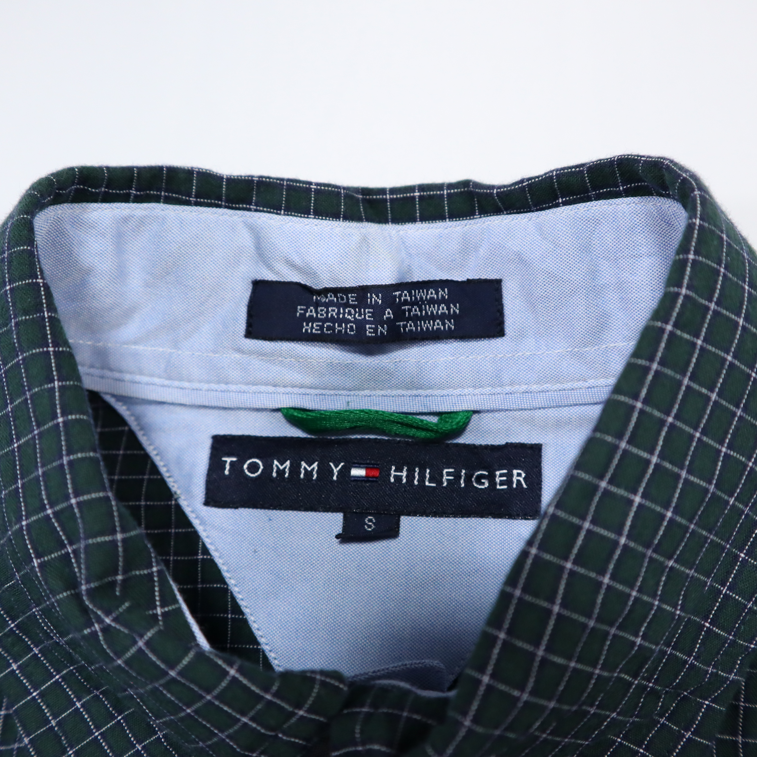 オールドトミー トミーヒルフィガー ワンポイント刺繍 半袖シャツ 
