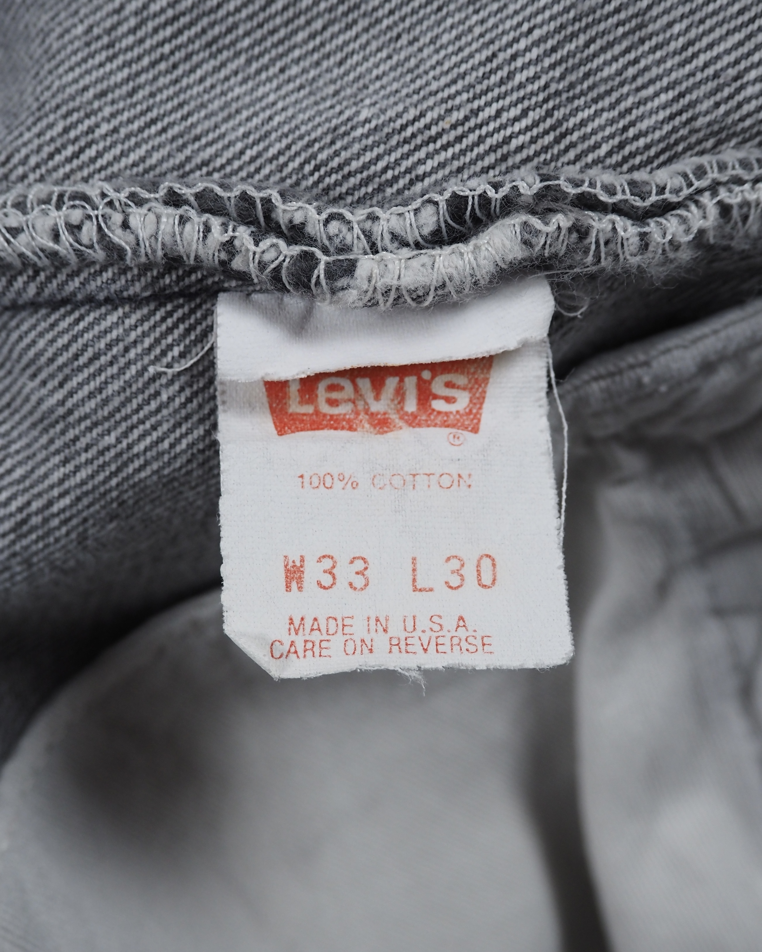 80’s Levi’s 501 先染めブラックデニム 実寸32×29 ゴールデンサイズ！ の画像 11